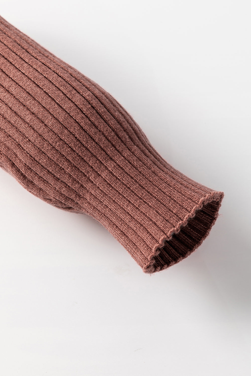Mineral Red Turtleneck Ribbed Knit Tunic Sweater-TOPS / DRESSES-[Adult]-[Female]-2022 Online Blue Zone Planet