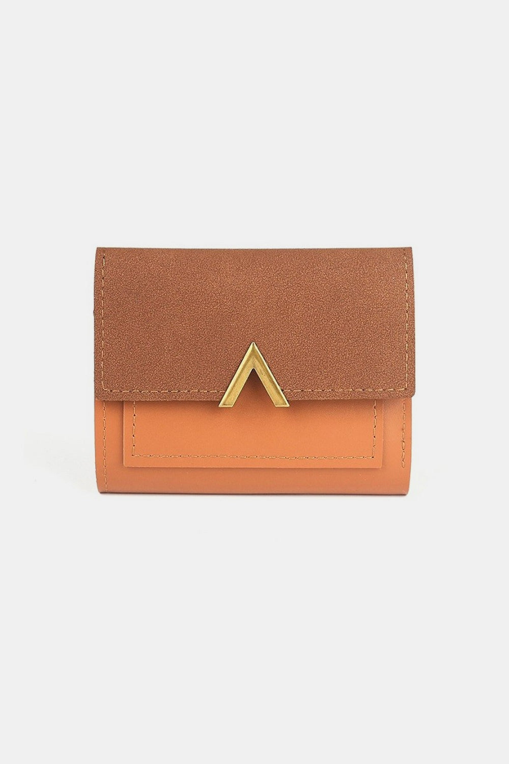 Blue Zone Planet | Zenana Compact Trifold Wallet-TOPS / DRESSES-[Adult]-[Female]-Camel-One Size-2022 Online Blue Zone Planet