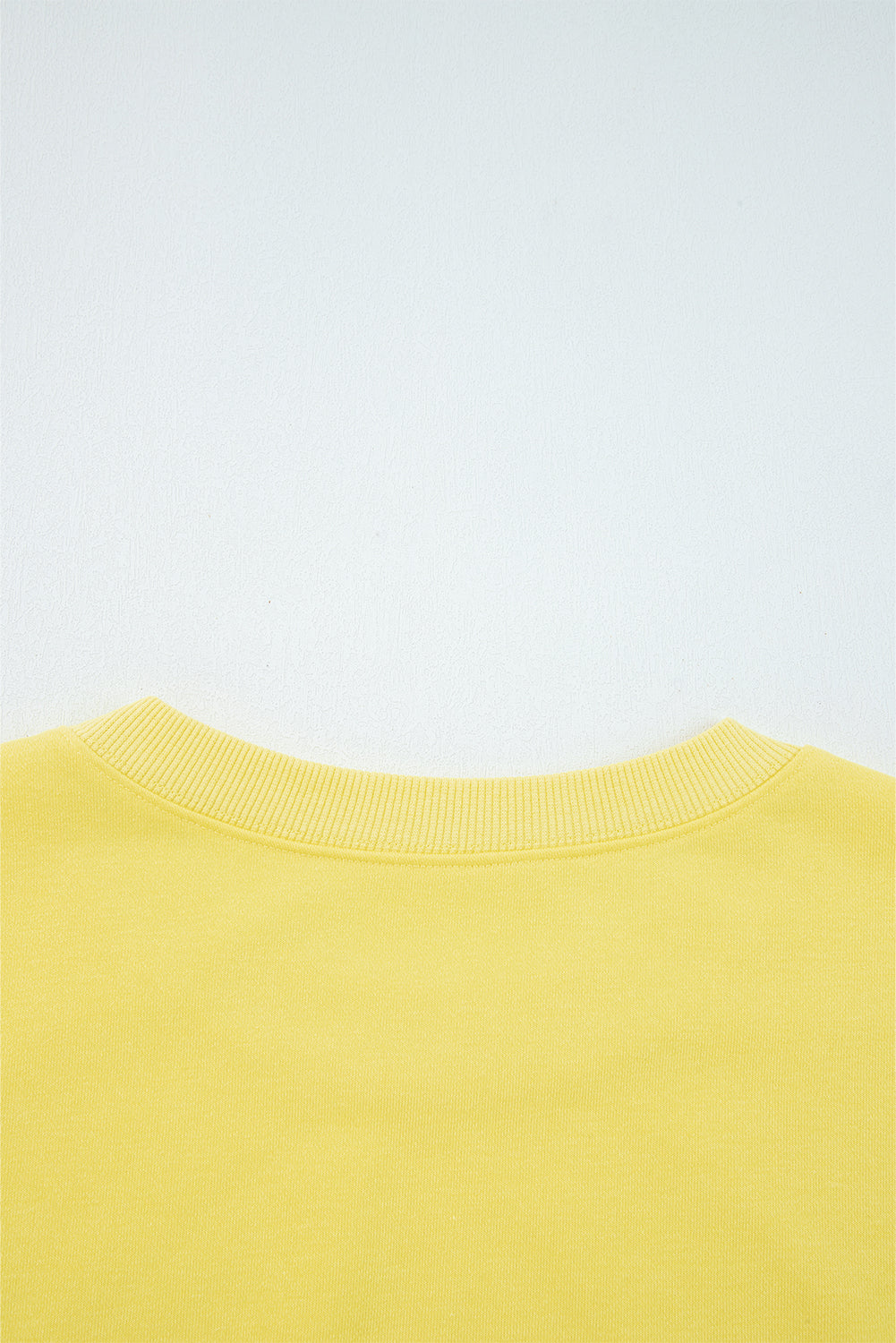 Yellow Cream Drop Shoulder Puff Sleeve Crop Pullover Drawstring Wide Leg Pants Set-Two Piece Sets/Pant Sets-[Adult]-[Female]-2022 Online Blue Zone Planet