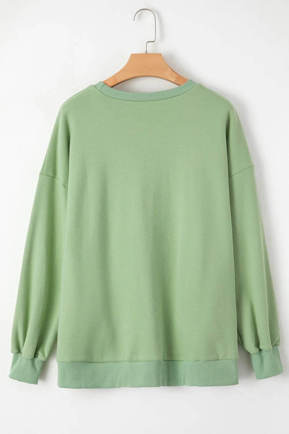 Round Neck Long Sleeve Sweatshirt-TOPS / DRESSES-[Adult]-[Female]-2022 Online Blue Zone Planet