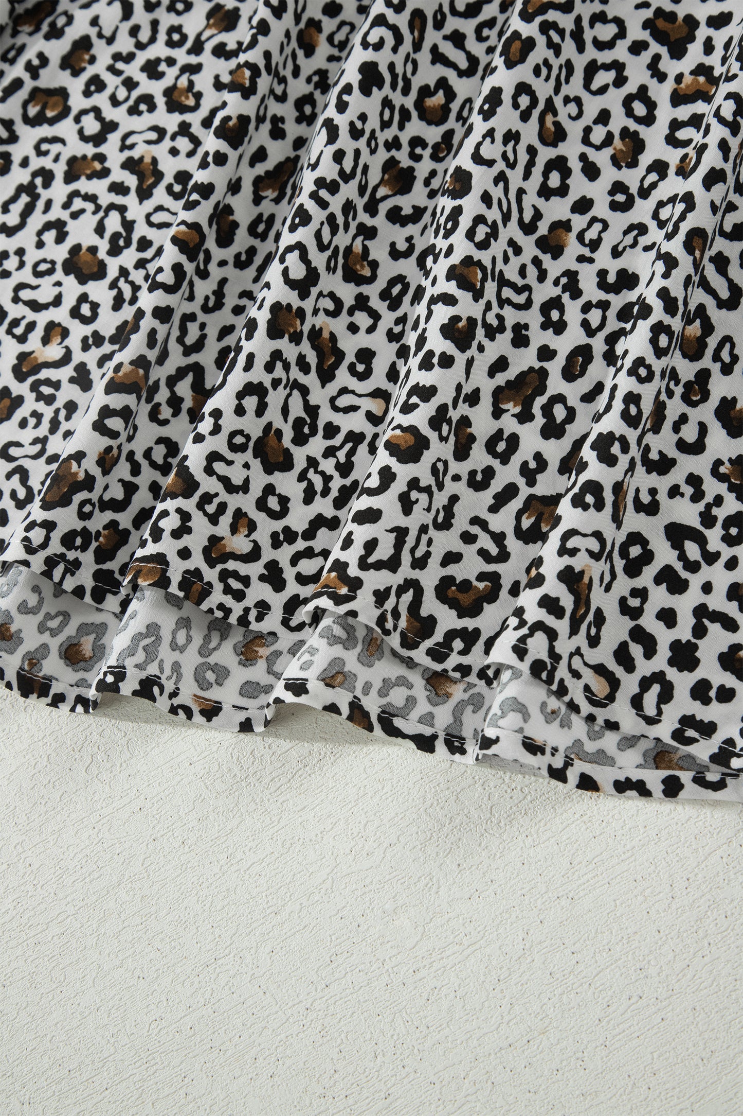Beige Leopard Zip Front V Neck Cinched Waist Sleeveless Maxi Dress-Dresses/Maxi Dresses-[Adult]-[Female]-2022 Online Blue Zone Planet