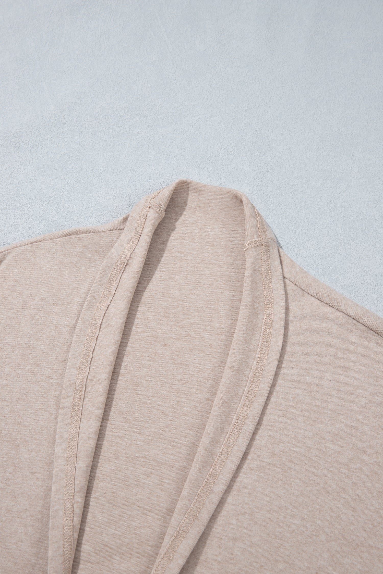 Parchment Solid Color Long Sleeve Casual Tunic Shift Cardigan-Sweaters & Cardigans/Cardigans-[Adult]-[Female]-2022 Online Blue Zone Planet