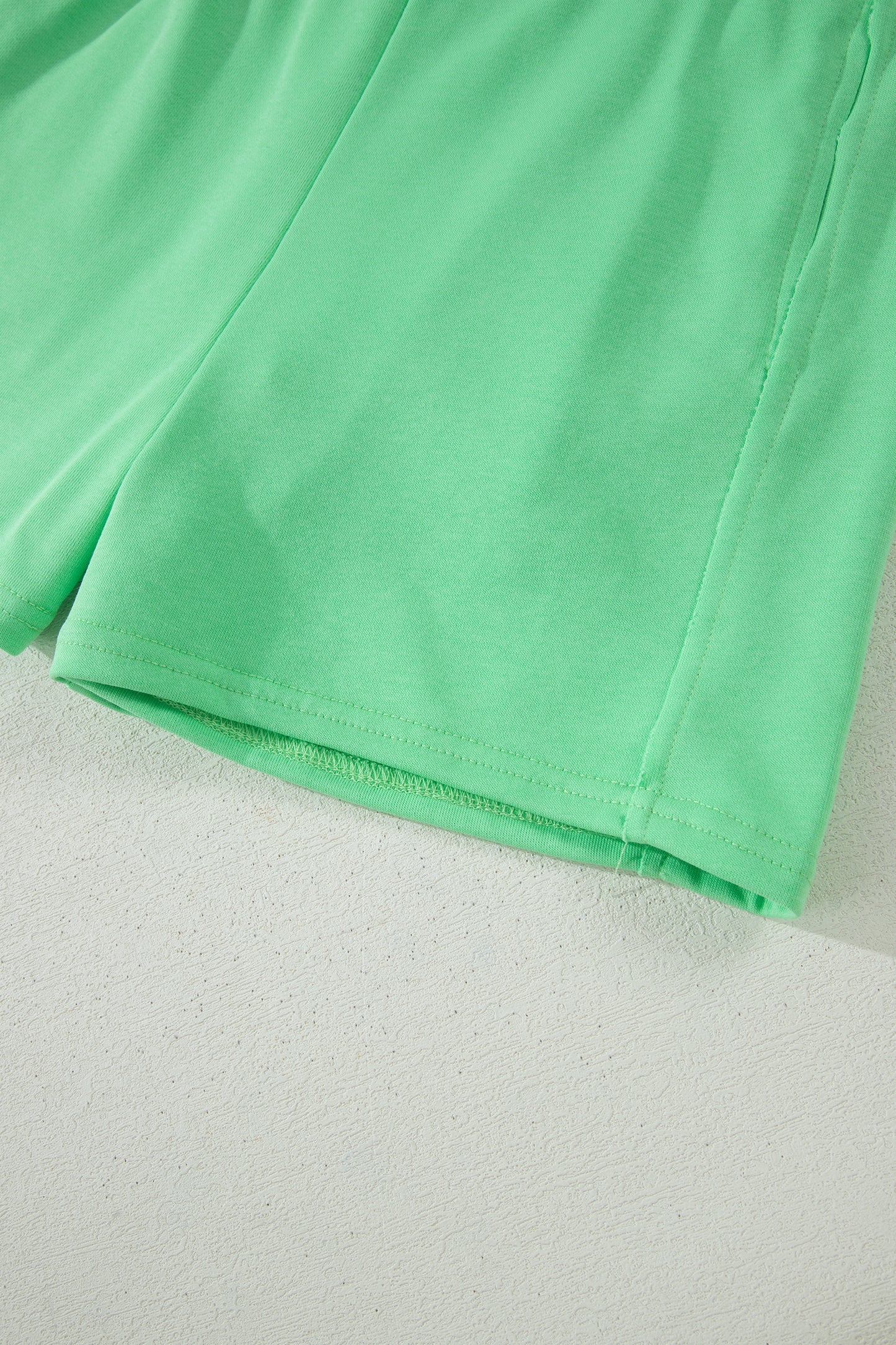 Sachet Pink Slim Tank Top Elastic High Waist Shorts 2pcs Outfit-Two Piece Sets/Short Sets-[Adult]-[Female]-2022 Online Blue Zone Planet