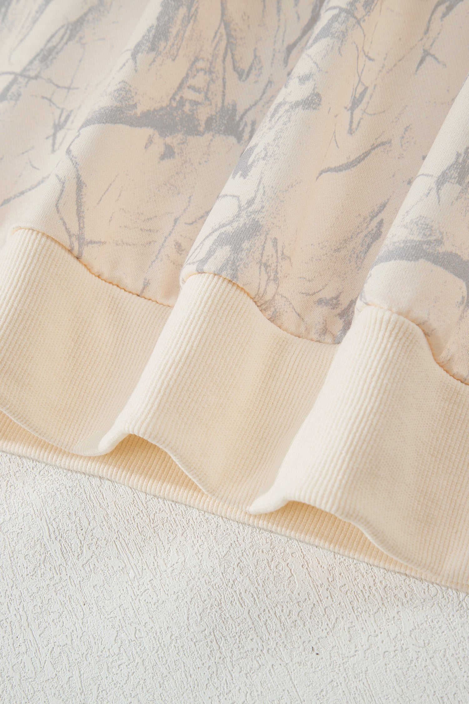 Khaki Camo Mock Neck Baggy Sweatshirt-Tops/Sweatshirts & Hoodies-[Adult]-[Female]-2022 Online Blue Zone Planet