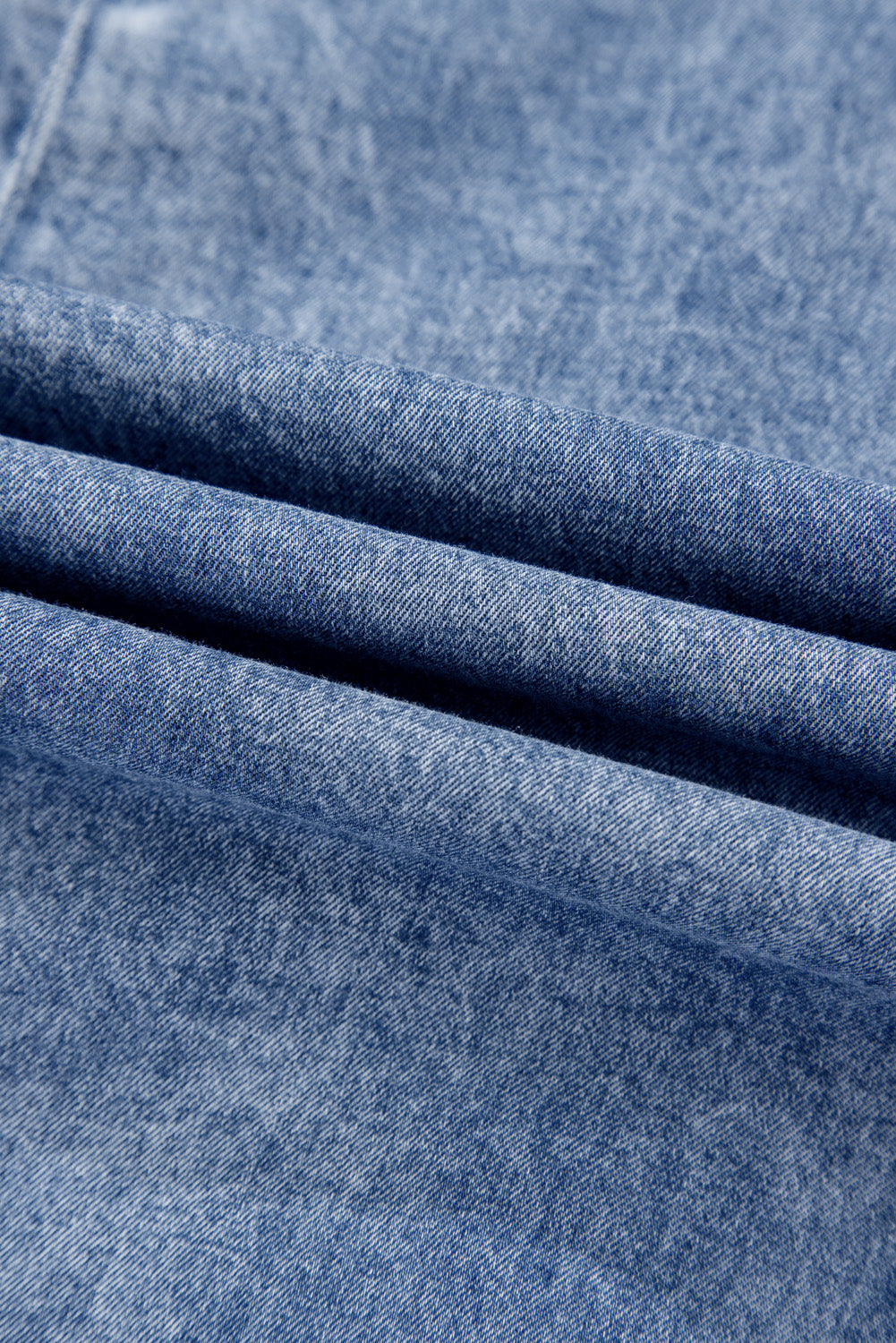 Beau Blue Tie V Neck Tucking Detail Short Sleeve Denim Shift Dress-TOPS / DRESSES-[Adult]-[Female]-2022 Online Blue Zone Planet