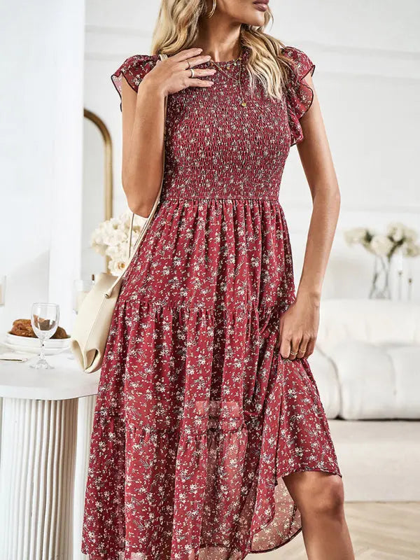 elegant floral dress kakaclo