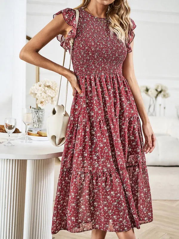 elegant floral dress kakaclo