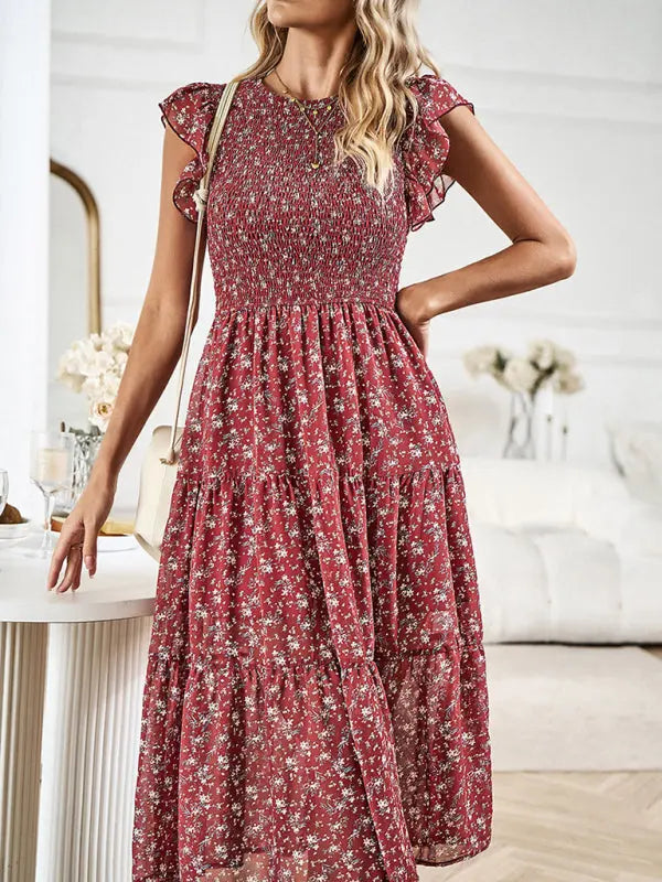 elegant floral dress kakaclo