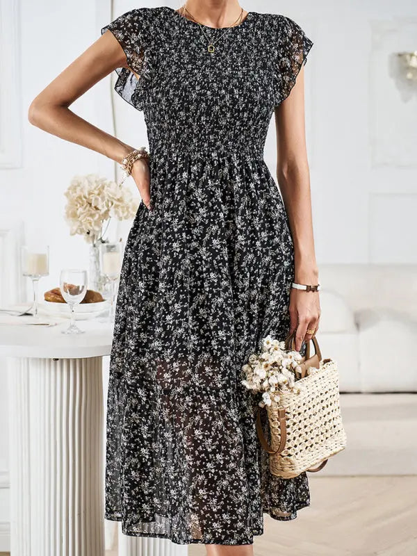 elegant floral dress kakaclo