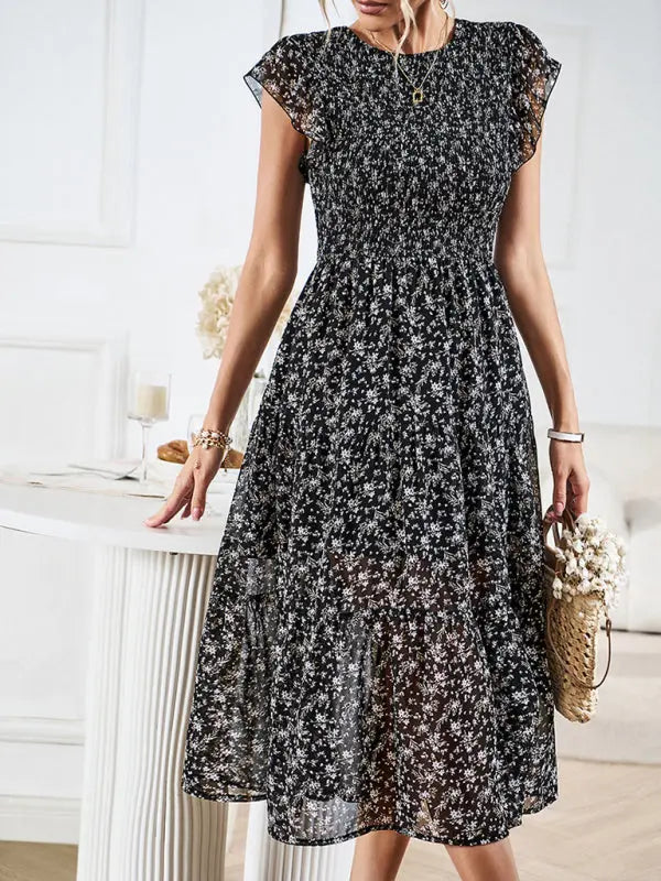 elegant floral dress kakaclo