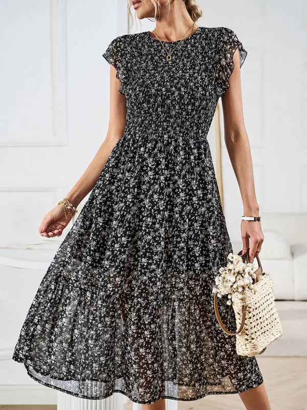 elegant floral dress kakaclo