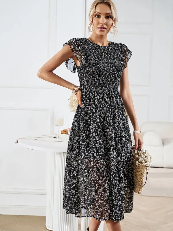 elegant floral dress kakaclo