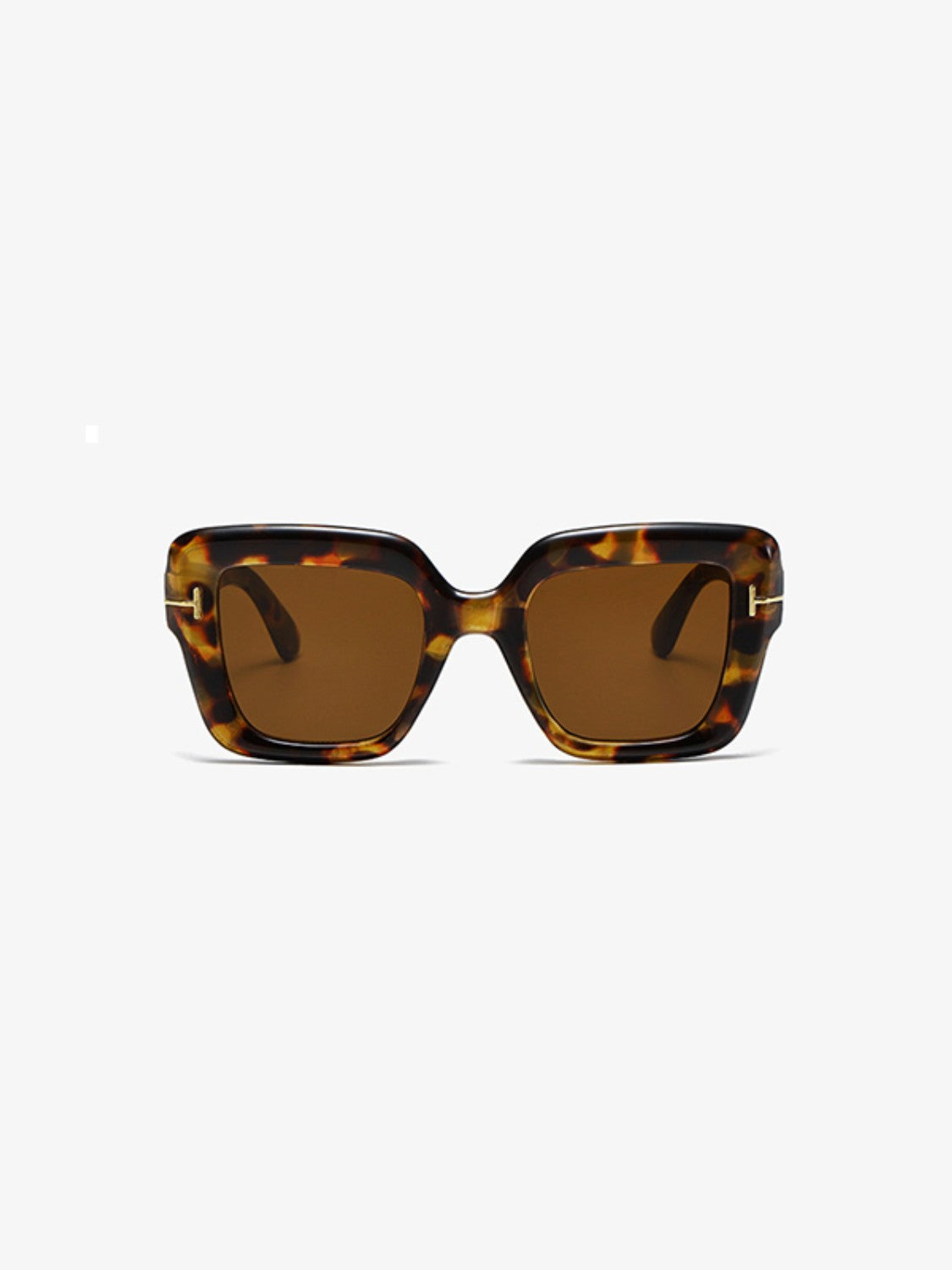 Polycarbonate Frame Square Sunglasses-SUN GLASSES-[Adult]-[Female]-2022 Online Blue Zone Planet