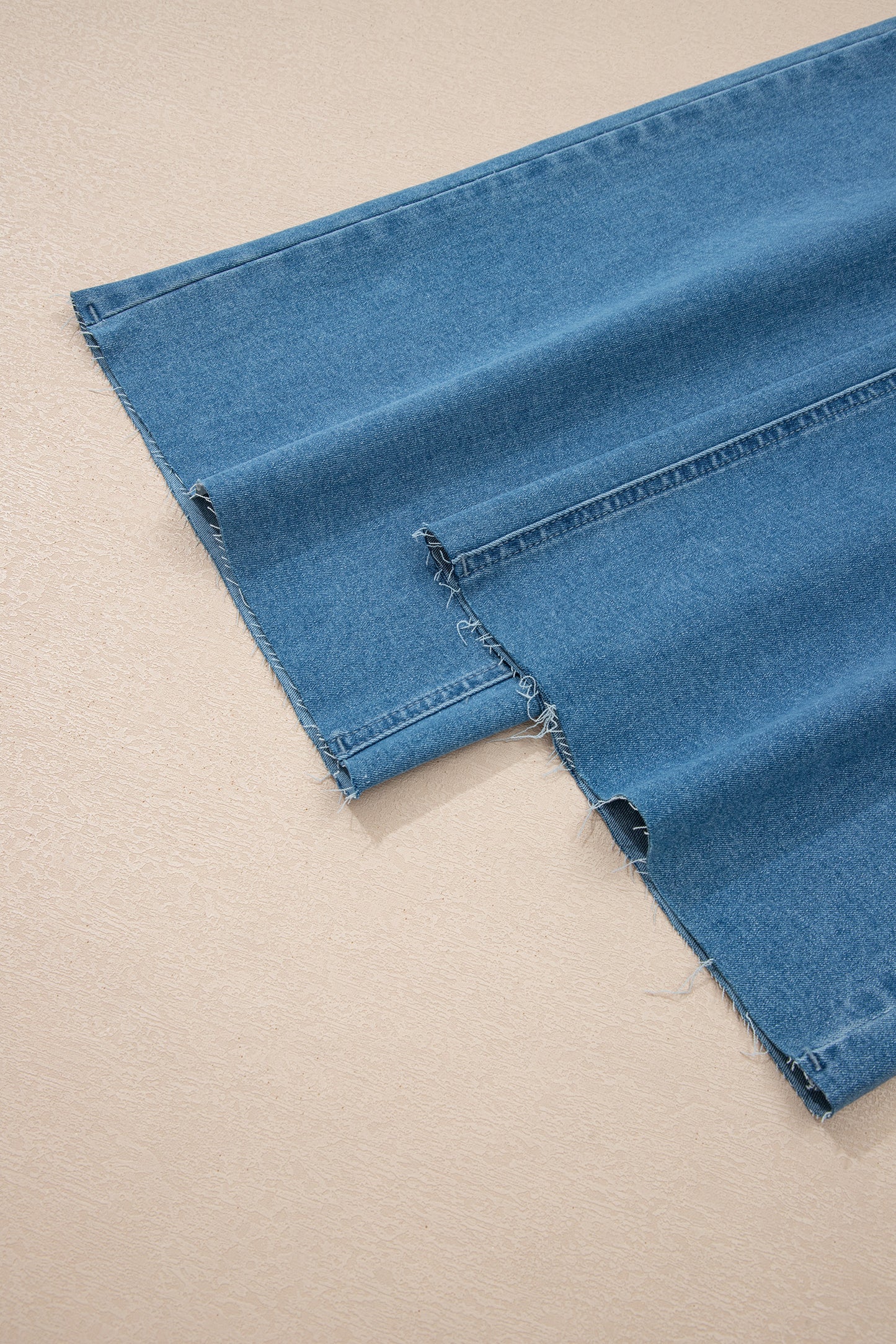 Dusk Blue Retro Washed Patch Pocket Loose Jeans-Bottoms/Jeans-[Adult]-[Female]-2022 Online Blue Zone Planet