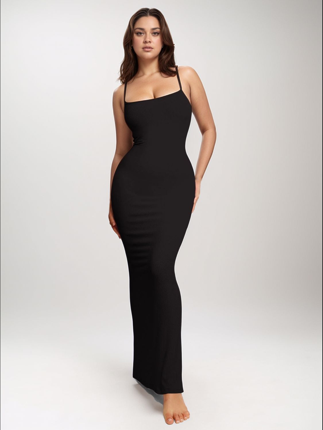 Blue Zone Planet | Basic Bae Built-In Shapewear Sleeveless Maxi Dress-TOPS / DRESSES-[Adult]-[Female]-Black-S-2022 Online Blue Zone Planet