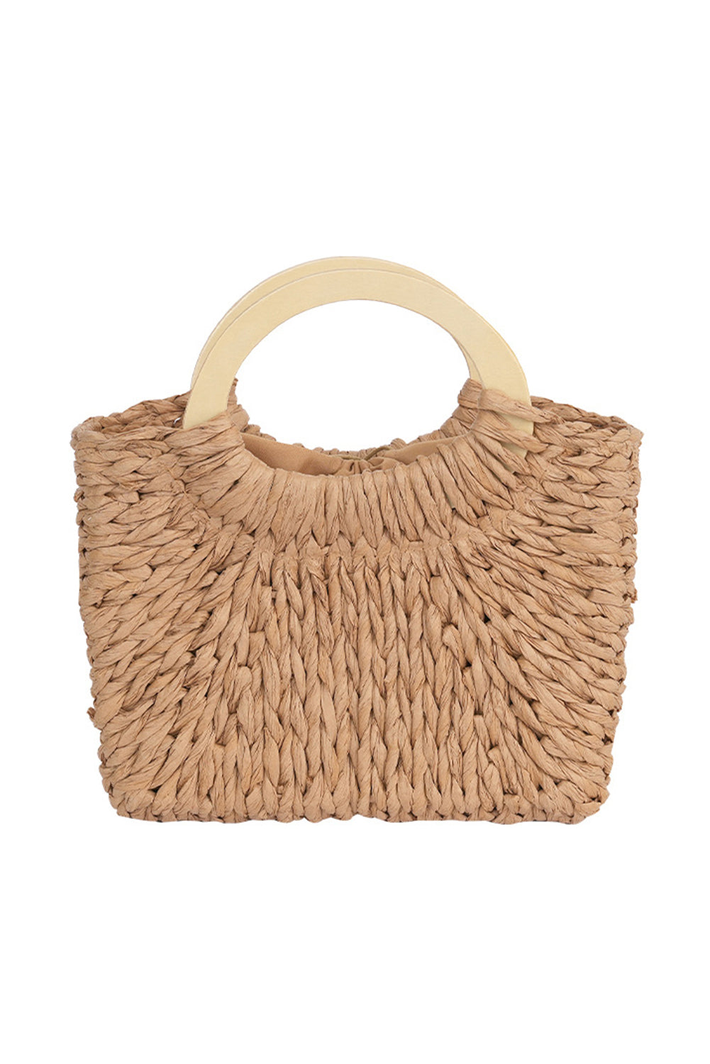 Camel Retro Straw Woven Handle Bag-Shoes & Bags/Handbags-[Adult]-[Female]-2022 Online Blue Zone Planet