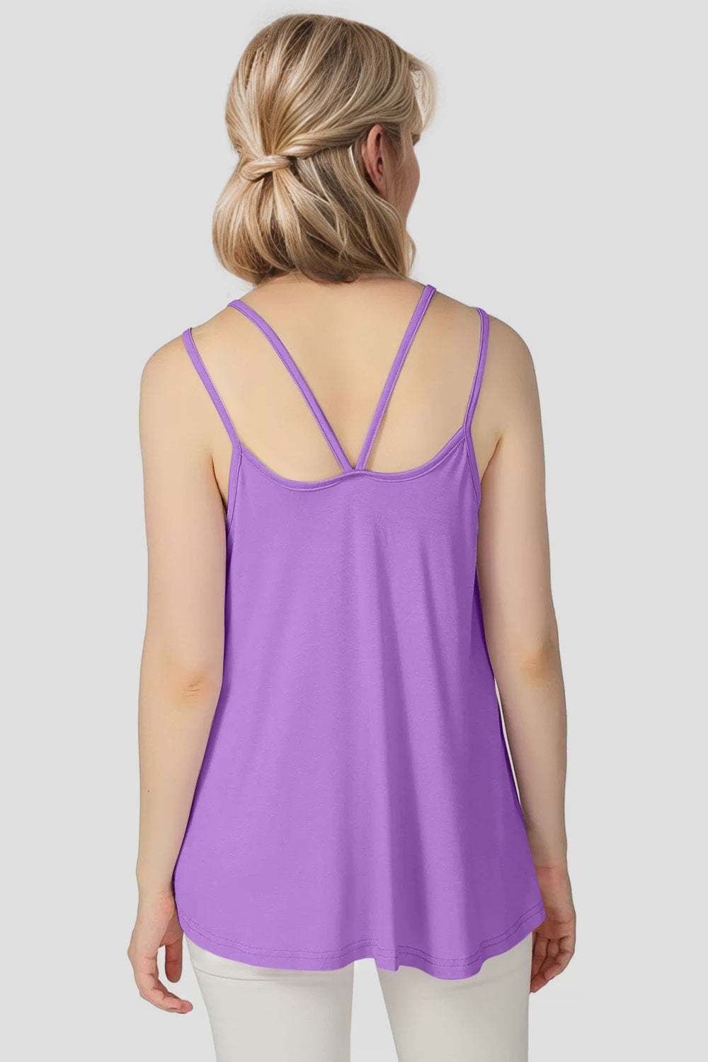 Basic Bae Bamboo Scoop Neck Double Spaghetti Straps Cami-TOPS / DRESSES-[Adult]-[Female]-2022 Online Blue Zone Planet