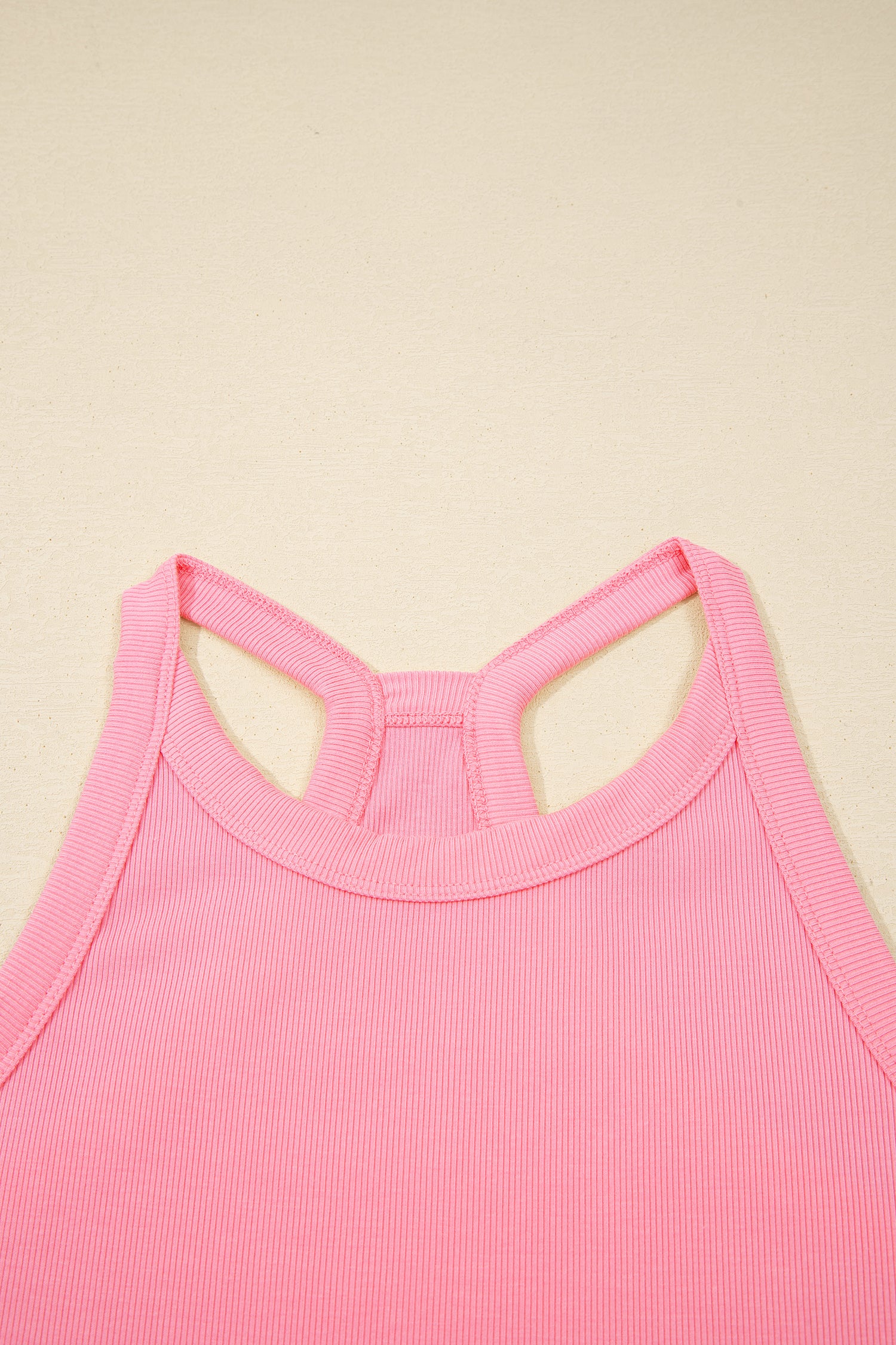 Sachet Pink Slim Tank Top Elastic Waist Mini Skort 2pcs Outfit-Two Piece Sets/Two Piece Dresses-[Adult]-[Female]-2022 Online Blue Zone Planet