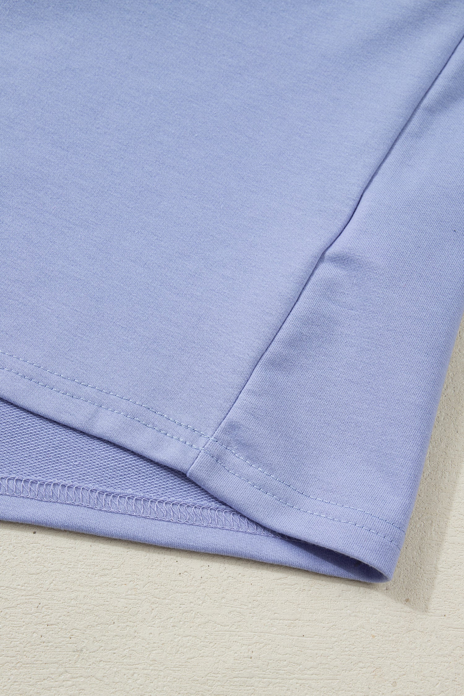 Beau Blue Flounce Long Sleeve Top Drawstring Pants Contrast Velvet Bow Knot 2pcs Lounge Set-Loungewear & Sleepwear/Loungewear-[Adult]-[Female]-2022 Online Blue Zone Planet