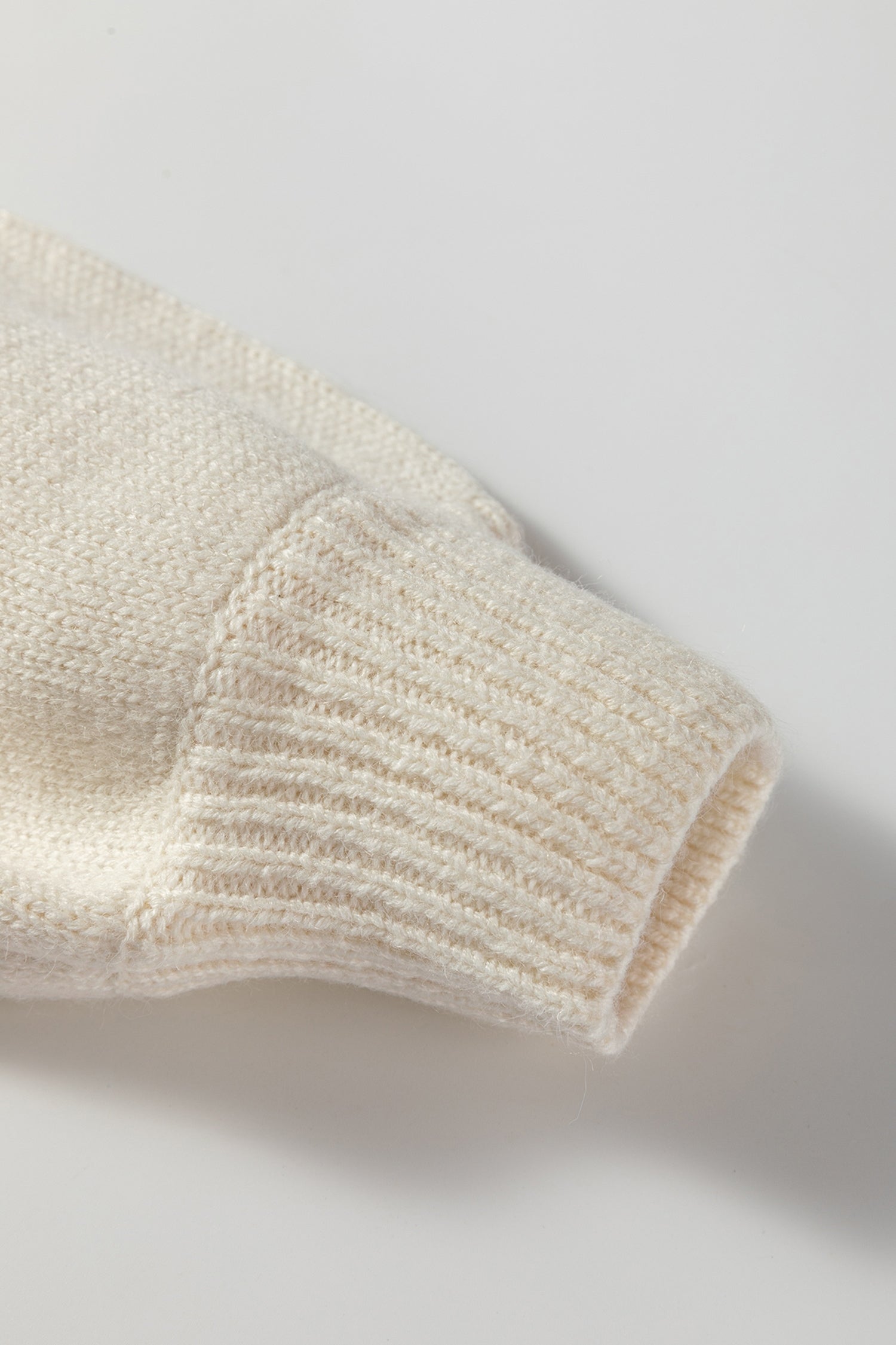 Beige Embroidered Floral Sleeve Round Neck Loose Sweater-TOPS / DRESSES-[Adult]-[Female]-2022 Online Blue Zone Planet