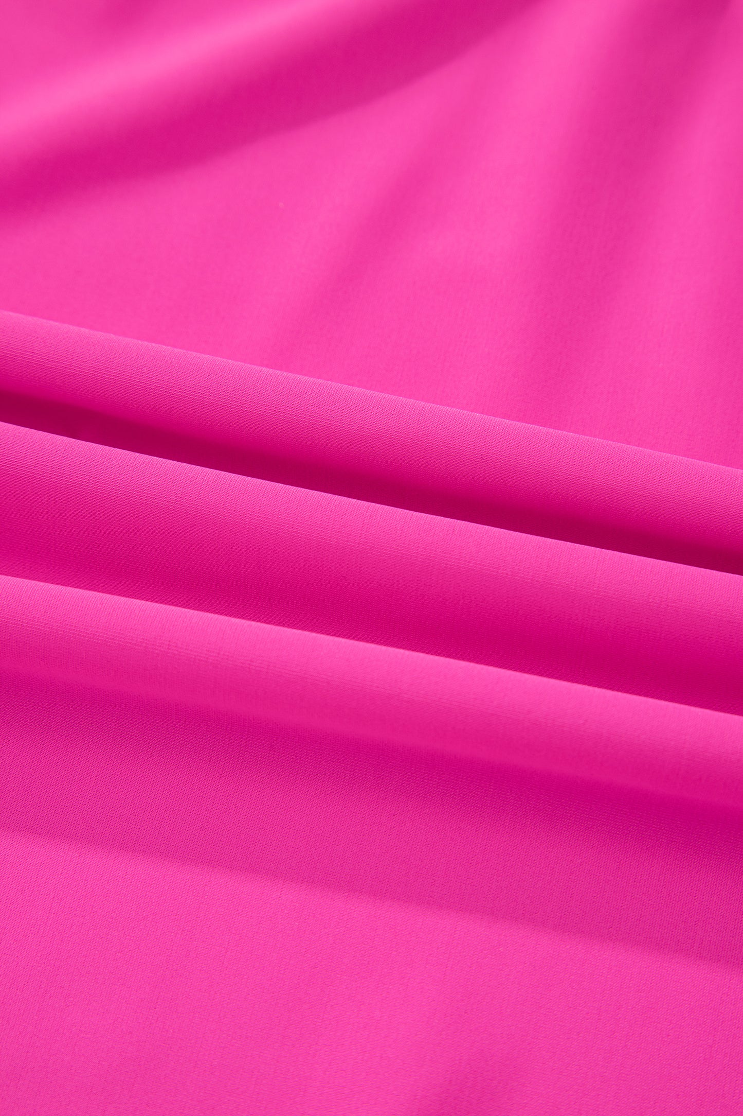 Rose Red Contrast Trim Neckline Active Shorts Attached One Piece Swim Dress-TOPS / DRESSES-[Adult]-[Female]-2022 Online Blue Zone Planet