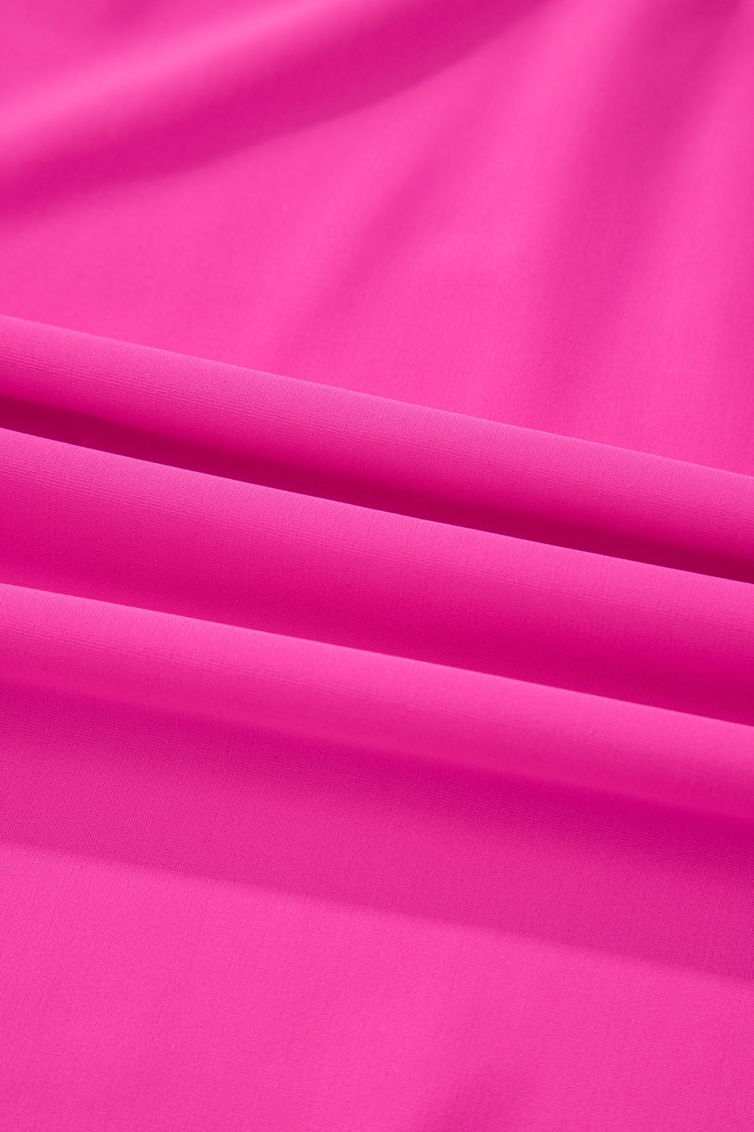 Rose Red Contrast Trim Neckline Active Shorts Attached One Piece Swim Dress-TOPS / DRESSES-[Adult]-[Female]-2022 Online Blue Zone Planet