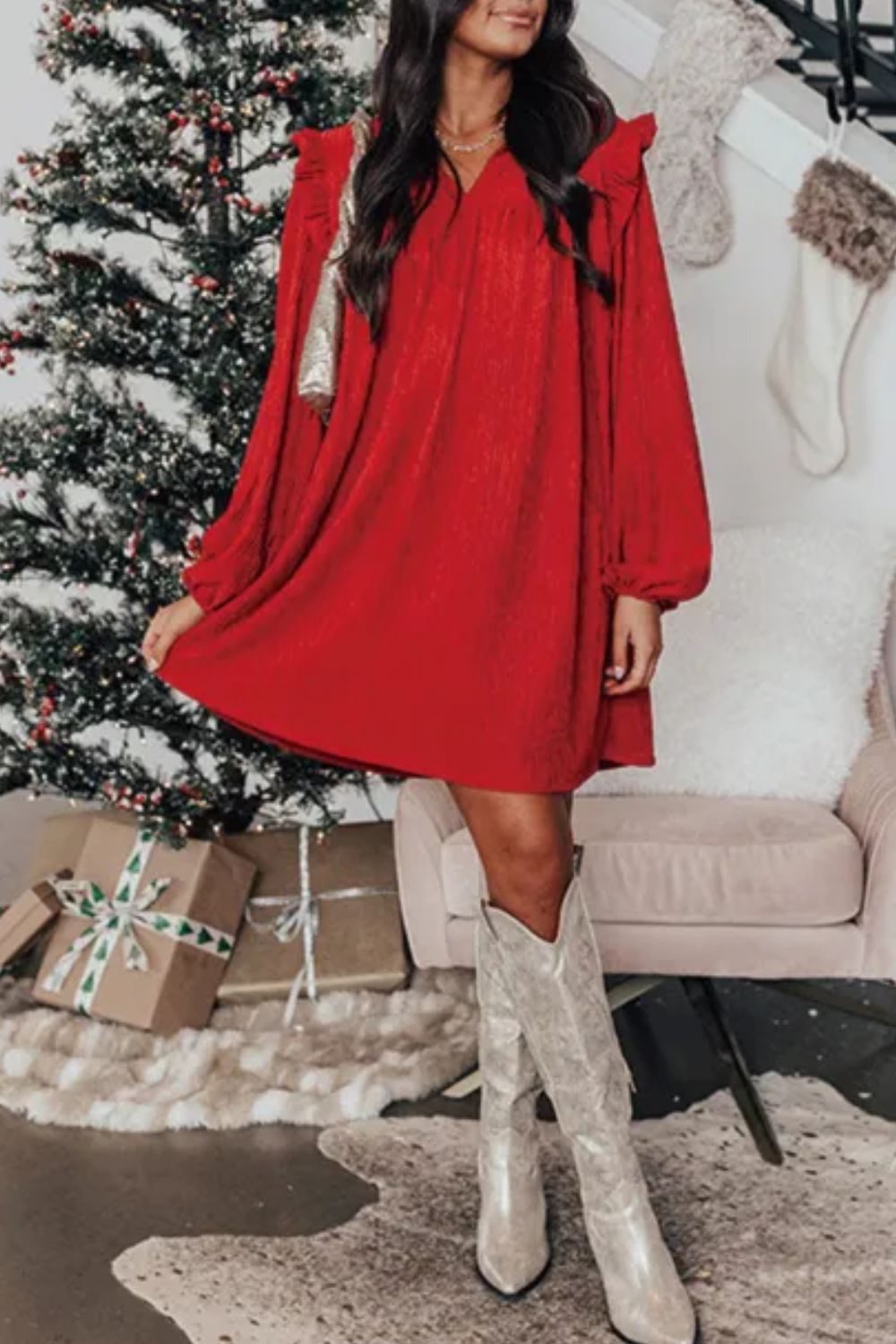christmas tops and dresses Women's Christmas Outfits - Cute Holiday Dresses, Tops & More