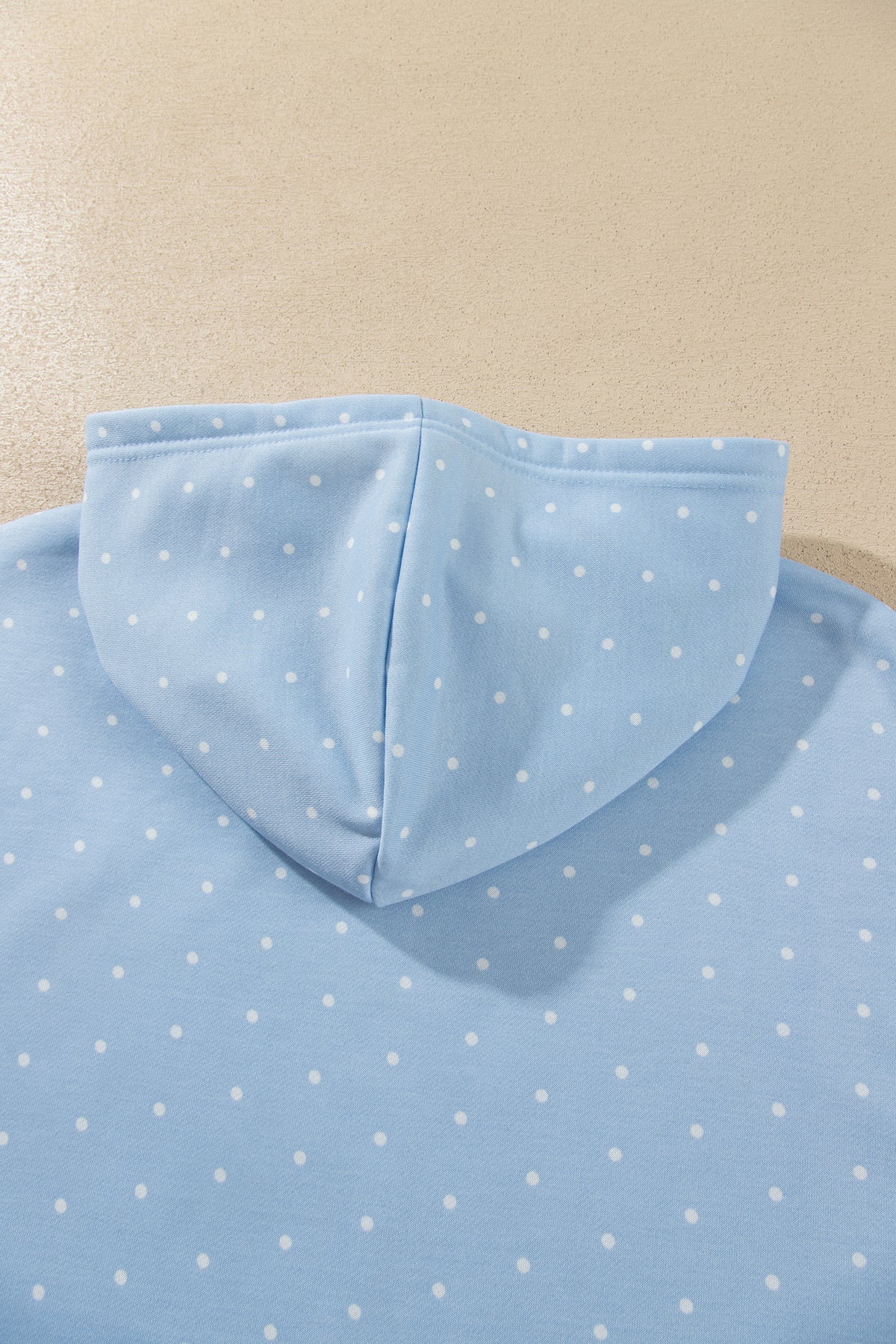 Pink Polka Dot Printed Oversized Hoodie Casual Shorts 2pcs Set-Tops / Dresses-[Adult]-[Female]-2022 Online Blue Zone Planet
