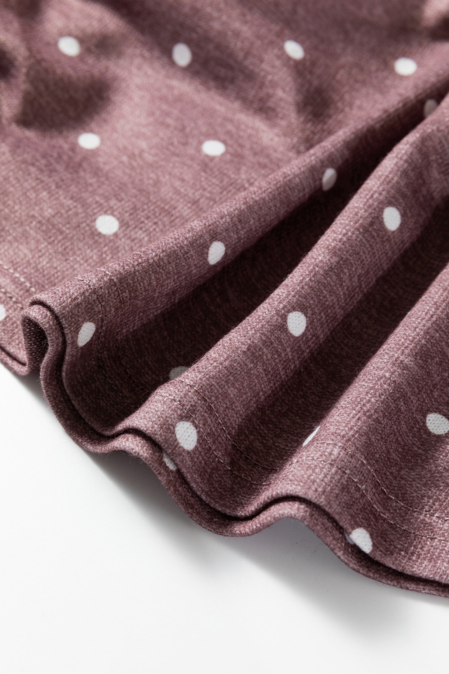 Dark Brown Polka Dot Boat Neck Knit Long Sleeve T Shirt-Tops/Long Sleeve Tops-[Adult]-[Female]-2022 Online Blue Zone Planet