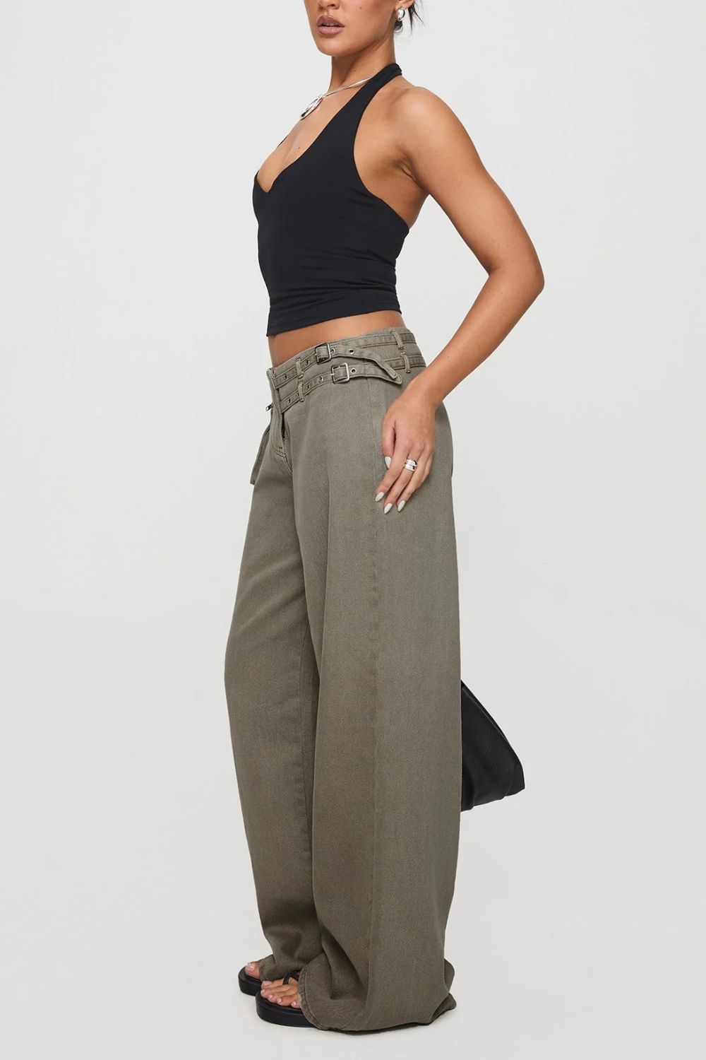 Wide Leg Jeans with Pockets-BOTTOMS-[Adult]-[Female]-2022 Online Blue Zone Planet