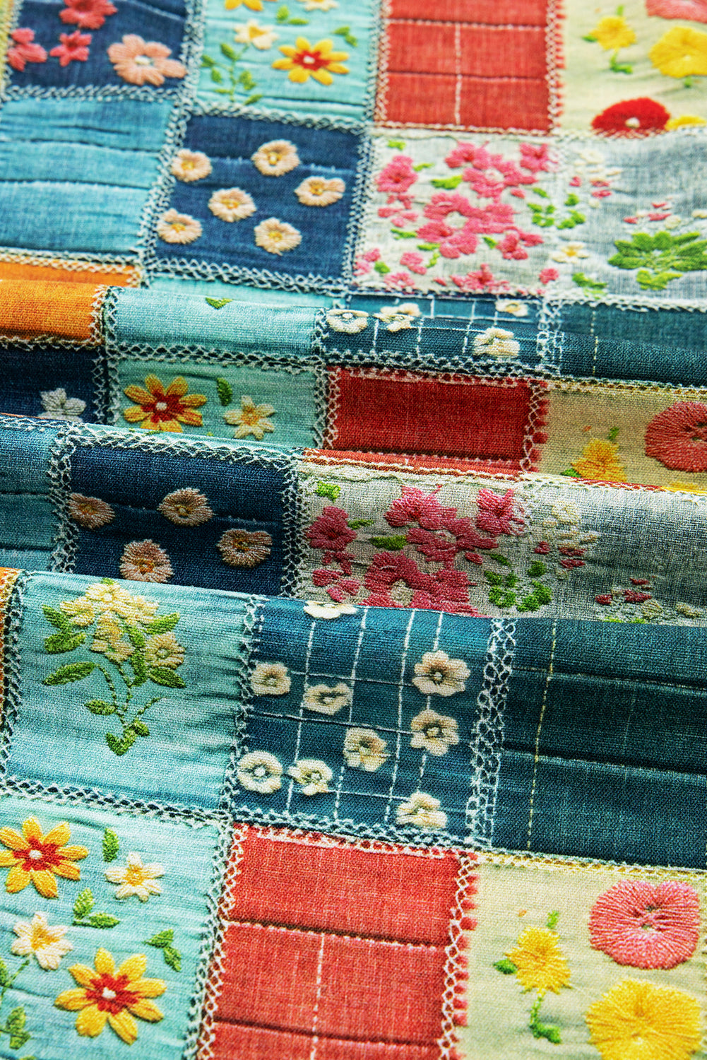 Sky Blue Floral Collared V Neck Roll up Sleeve Shift Blouse-Tops/Blouses & Shirts-[Adult]-[Female]-2022 Online Blue Zone Planet