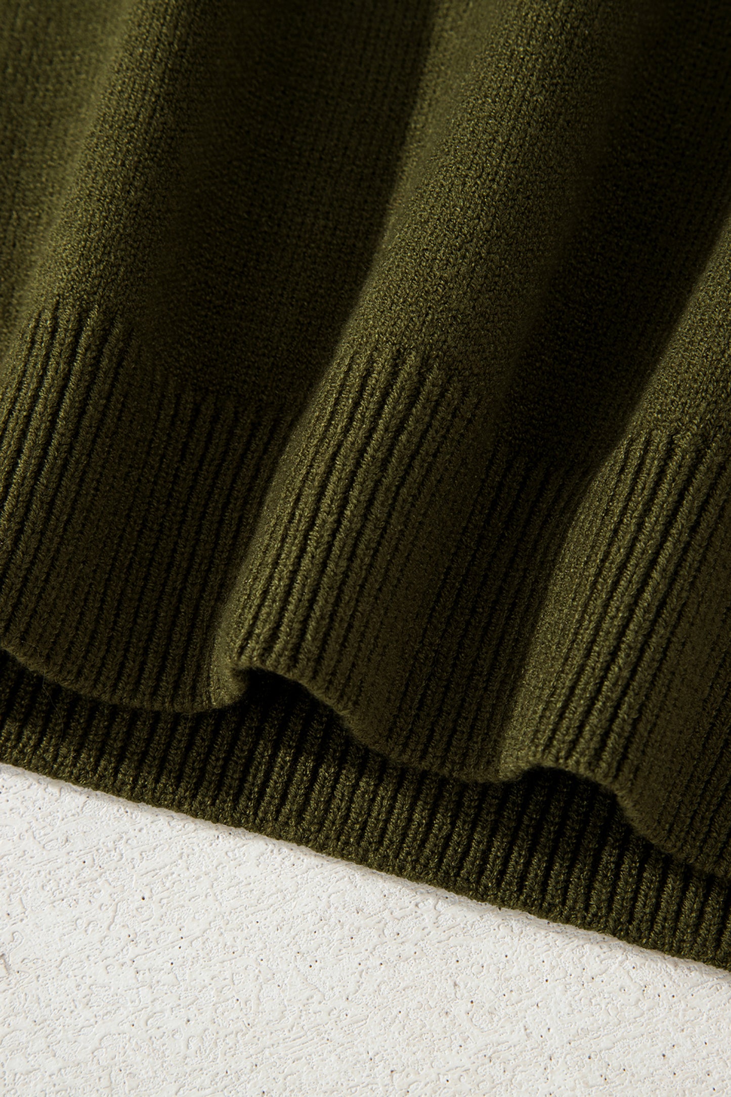 Brown Colorblock Crew Neck Drop Shoulder Sweater-TOPS / DRESSES-[Adult]-[Female]-2022 Online Blue Zone Planet