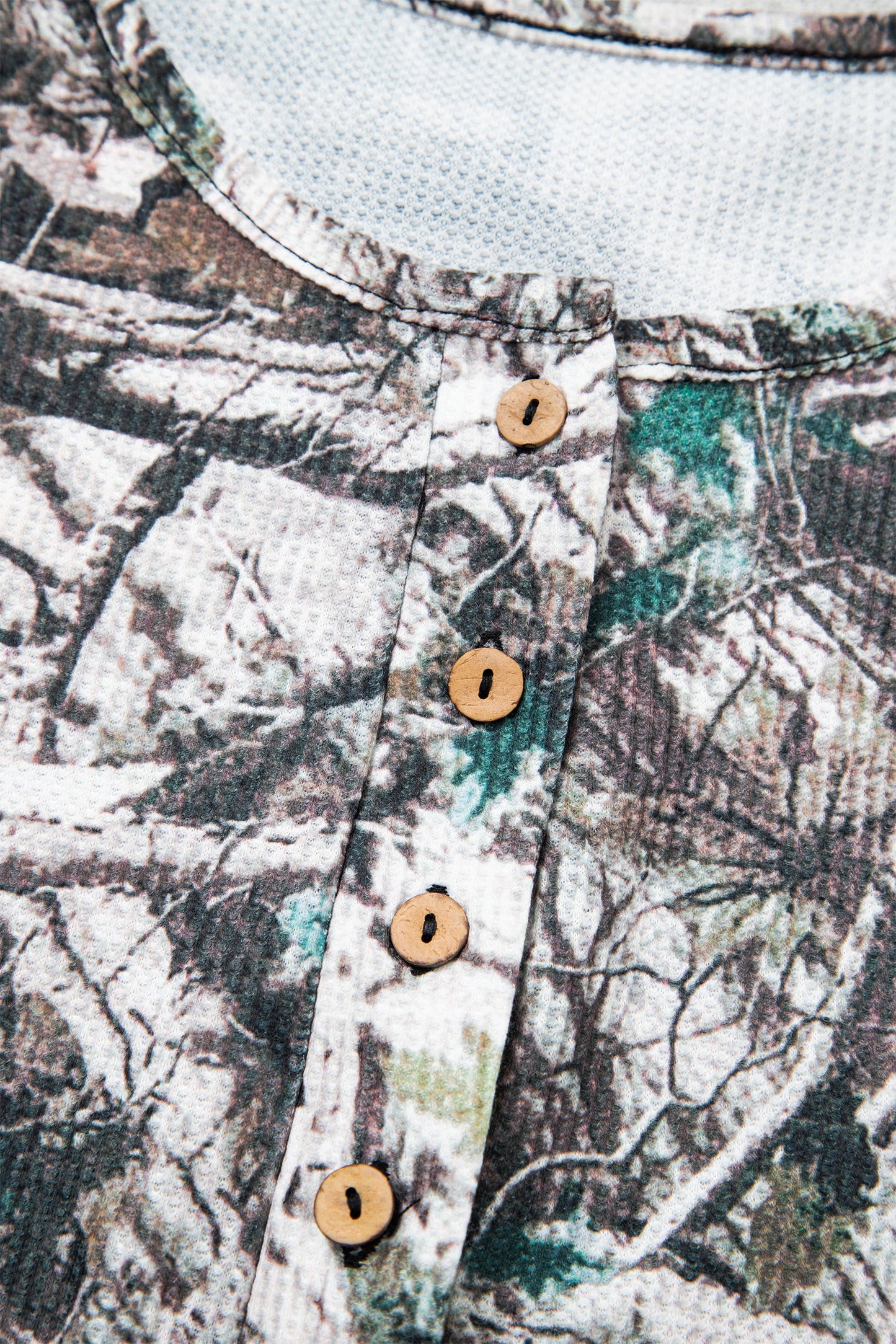 Brown Camo Long Sleeve Top Elastic Waist Shorts Two Piece Set-Two Piece Sets/Short Sets-[Adult]-[Female]-2022 Online Blue Zone Planet