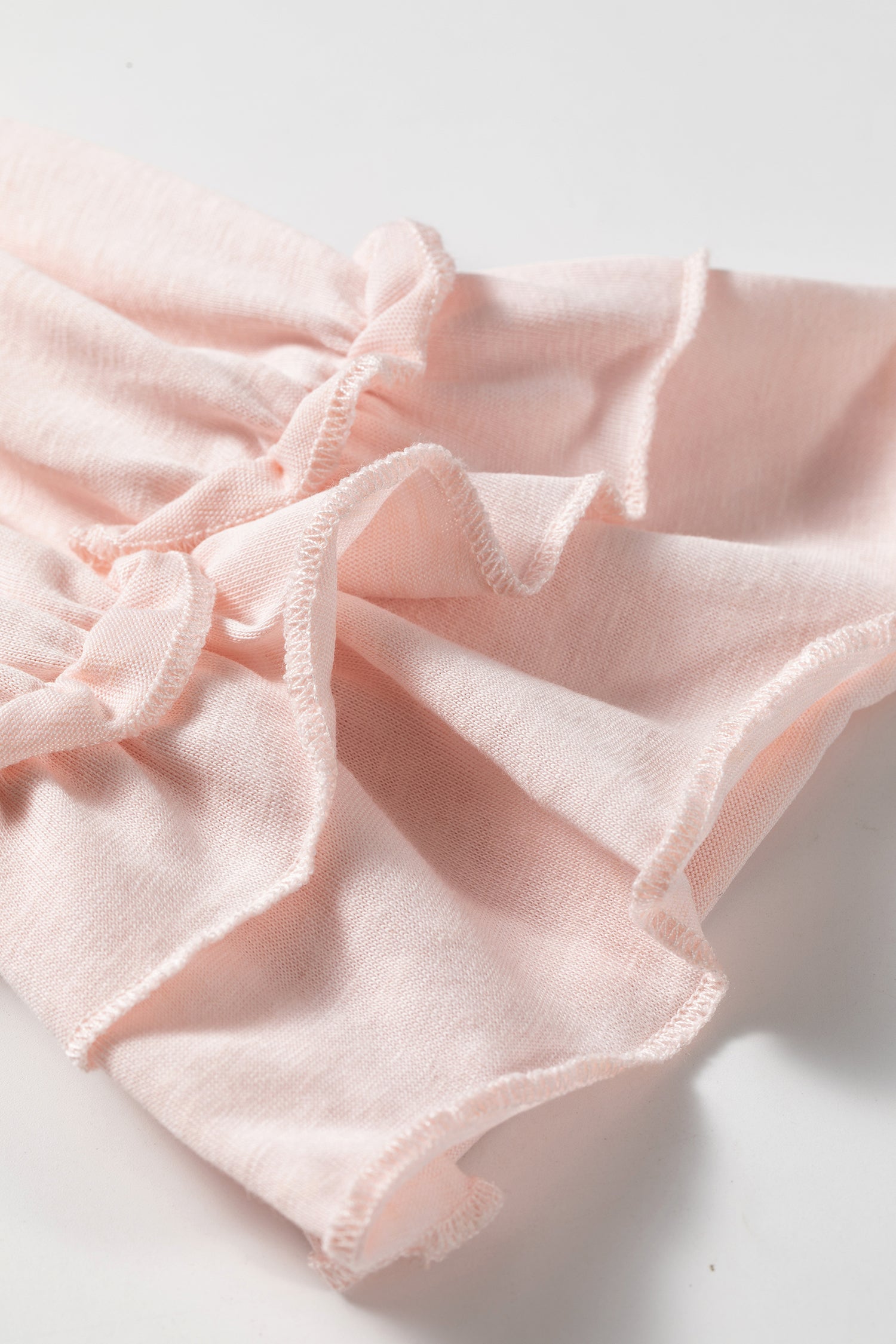 Gossamer Pink Ruffle Sleeve Long Sleeve Loose Pullover Top-Tops/Long Sleeve Tops-[Adult]-[Female]-2022 Online Blue Zone Planet