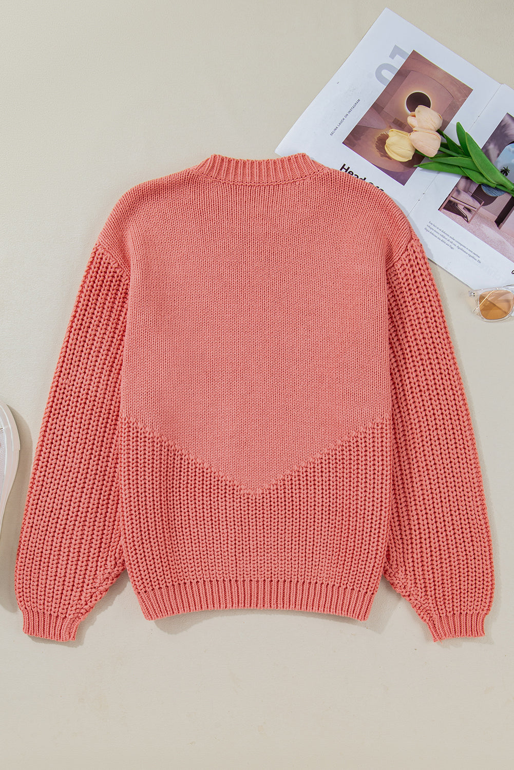 Blossom Pumpkin Embroidered Thanksgiving Holiday Sweater-Sweaters & Cardigans/Sweaters-[Adult]-[Female]-2022 Online Blue Zone Planet