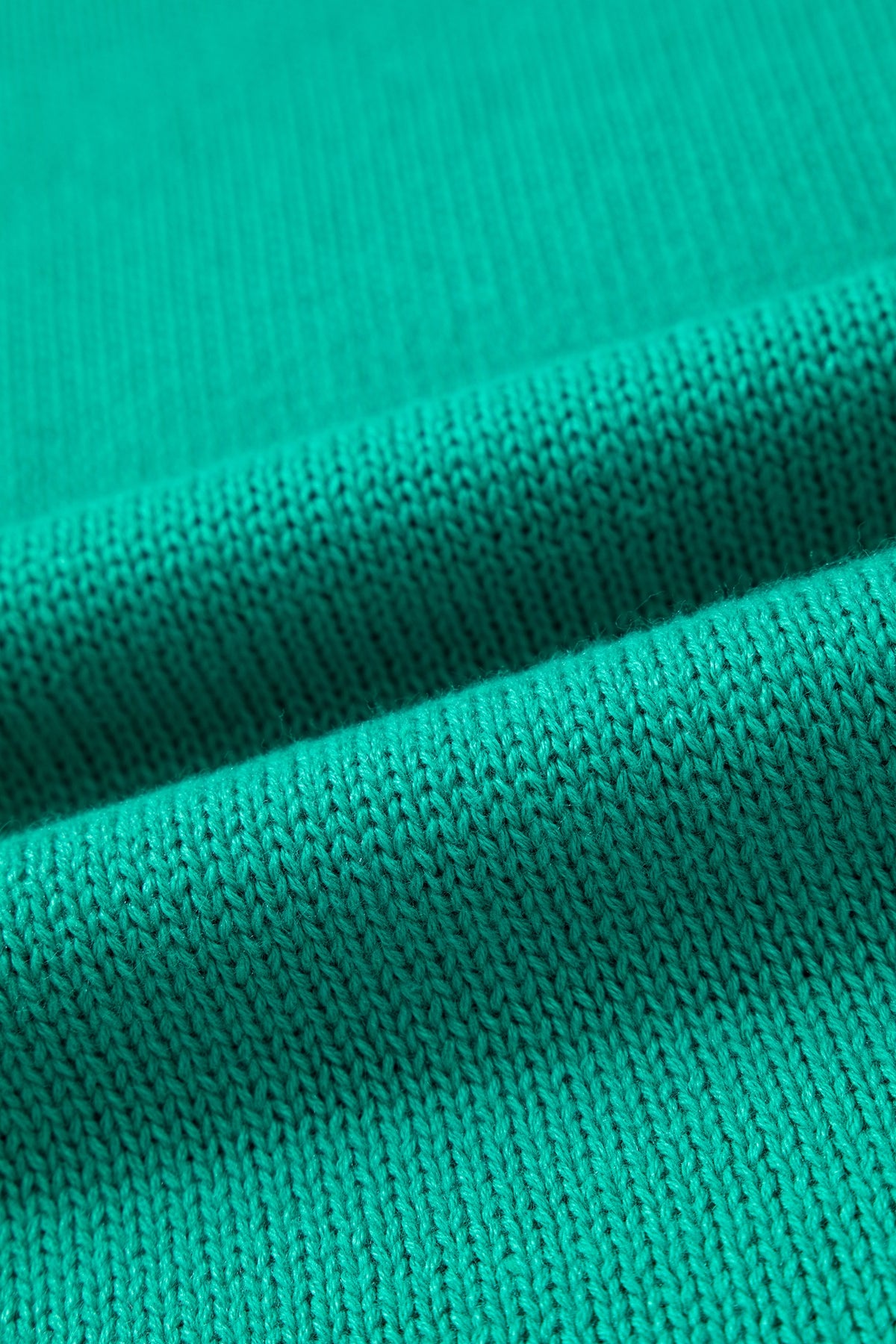 Bright Green Merry Print Ribbed Trim Round Neck Loose Fit Sweater-Sweaters & Cardigans/Sweaters-[Adult]-[Female]-2022 Online Blue Zone Planet