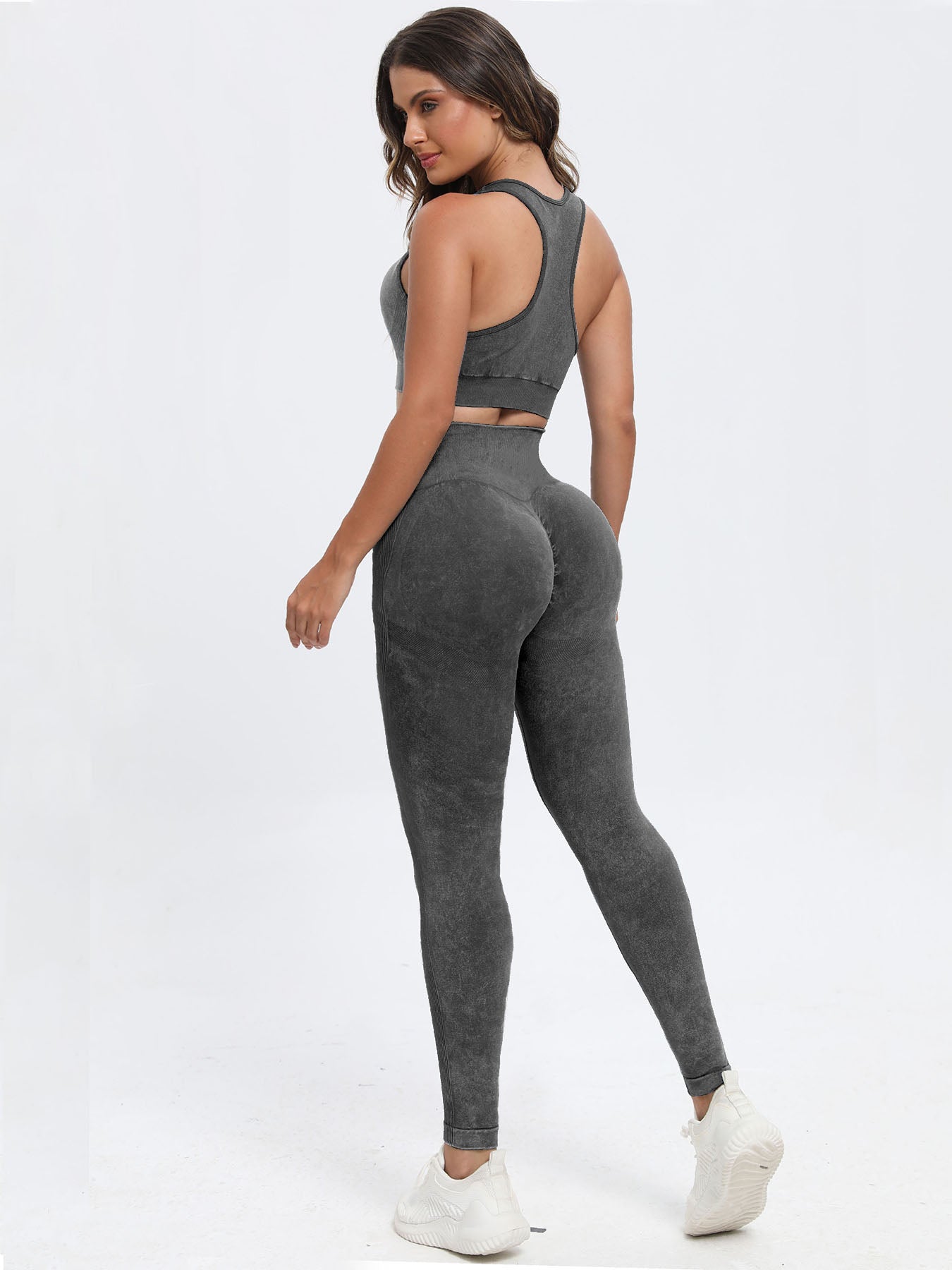 Scoop Neck Wide Strap Top and Pants Active Set-BOTTOMS SIZES SMALL MEDIUM LARGE-[Adult]-[Female]-2022 Online Blue Zone Planet