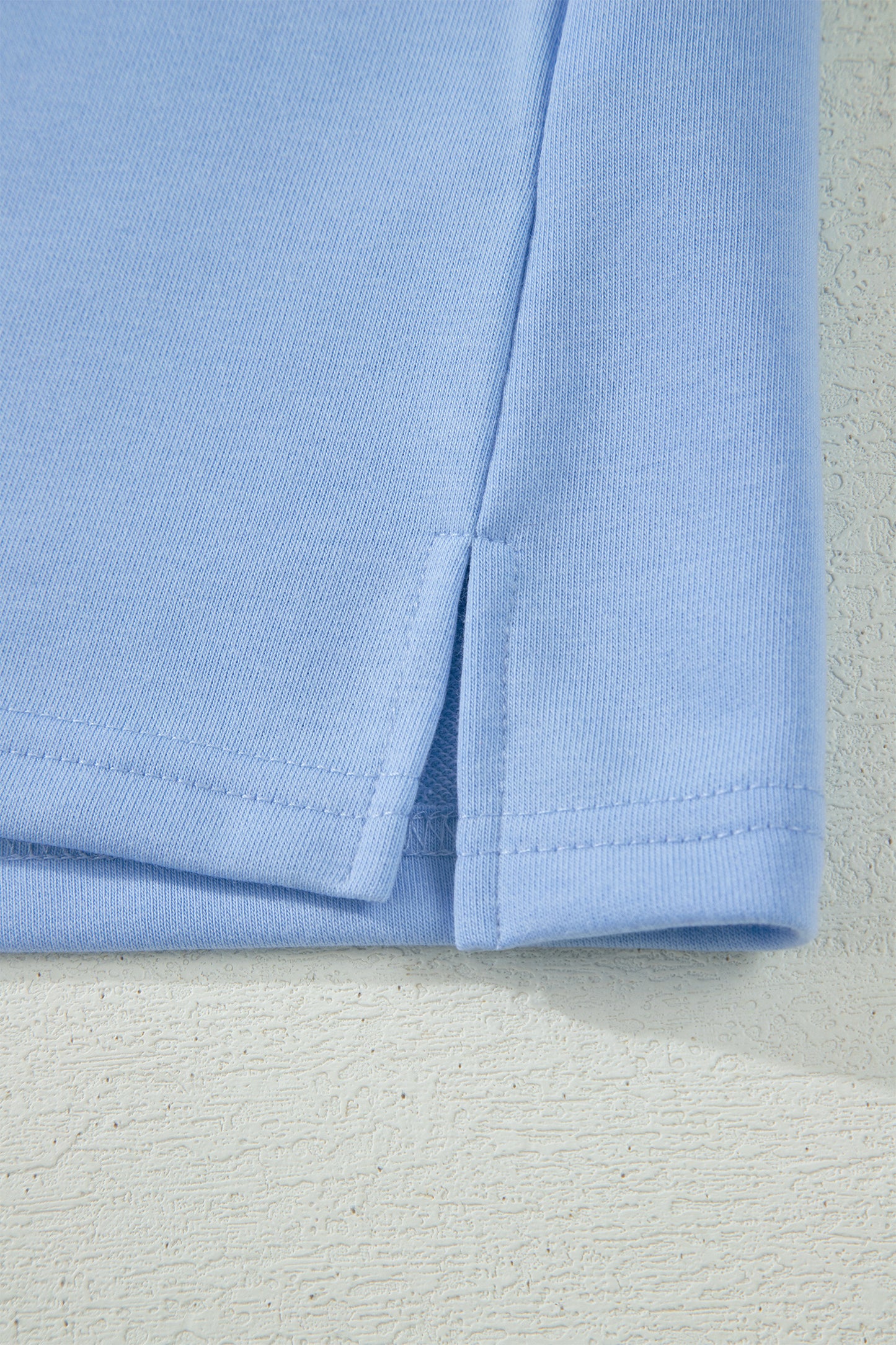 Banana Cream Loose Polo Tee Elastic Waist 2pcs Short Set-Two Piece Sets/Short Sets-[Adult]-[Female]-2022 Online Blue Zone Planet