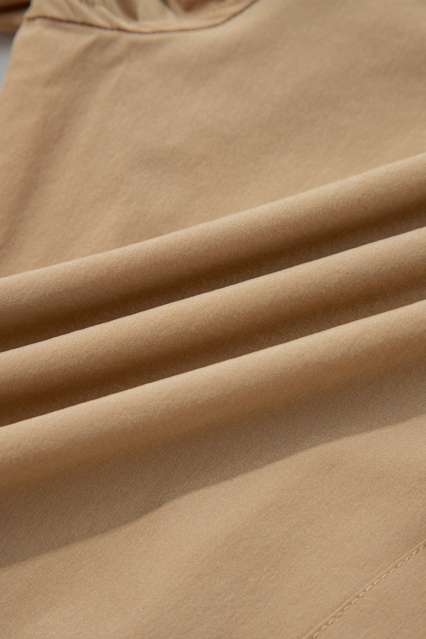 Camel Elastic High Waist Pocketed Cargo Jogger Pants-Bottoms/Pants & Culotte-[Adult]-[Female]-2022 Online Blue Zone Planet