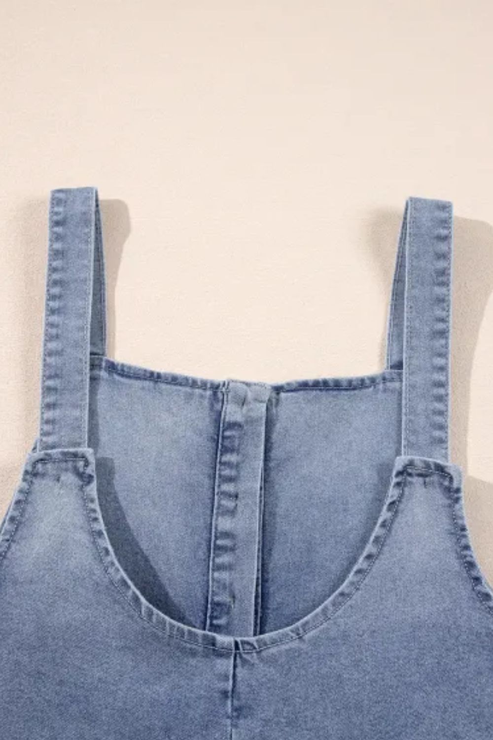 Blue Zone Planet | Wide Strap Denim Overalls with Pockets-TOPS / DRESSES-[Adult]-[Female]-2022 Online Blue Zone Planet