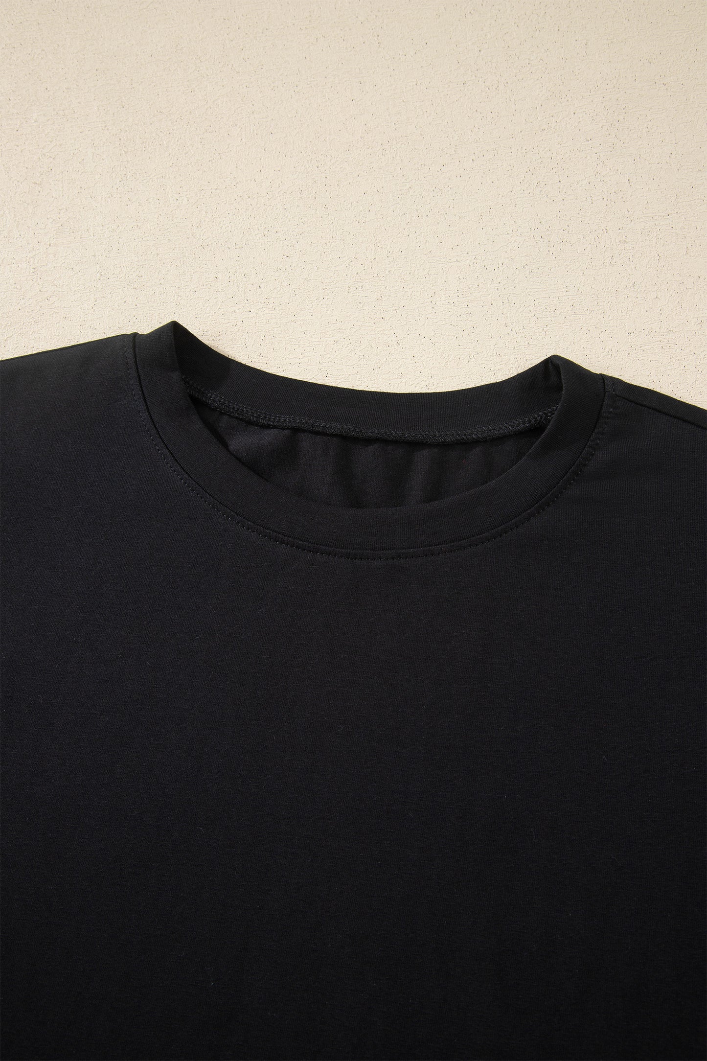 Dark Blue Varsity Striped Short Sleeve Crew Neck T Shirt-Tops/Tops & Tees-[Adult]-[Female]-2022 Online Blue Zone Planet