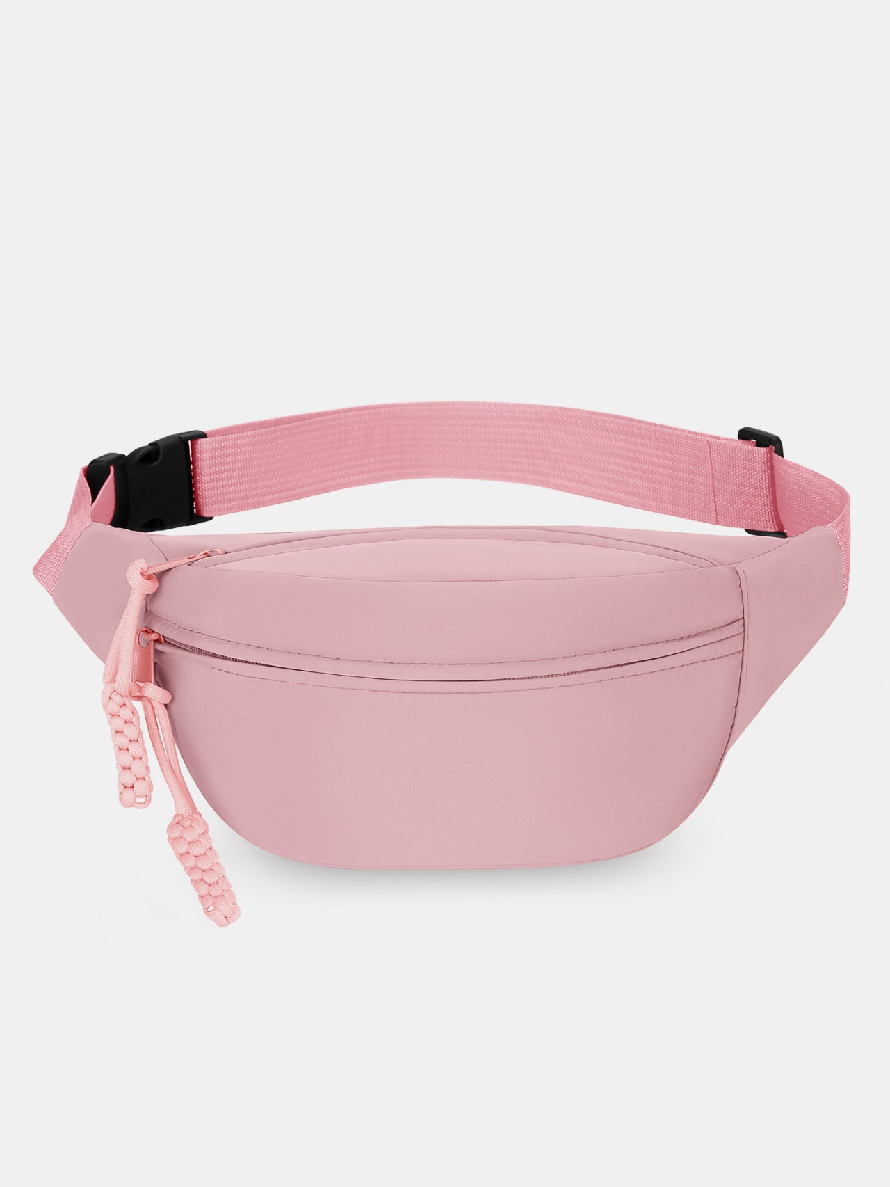 Blue Zone Planet | Oxford Cloth Adjustable Strap Sling Bag-HANDBAGS-[Adult]-[Female]-Pink-One Size-2022 Online Blue Zone Planet