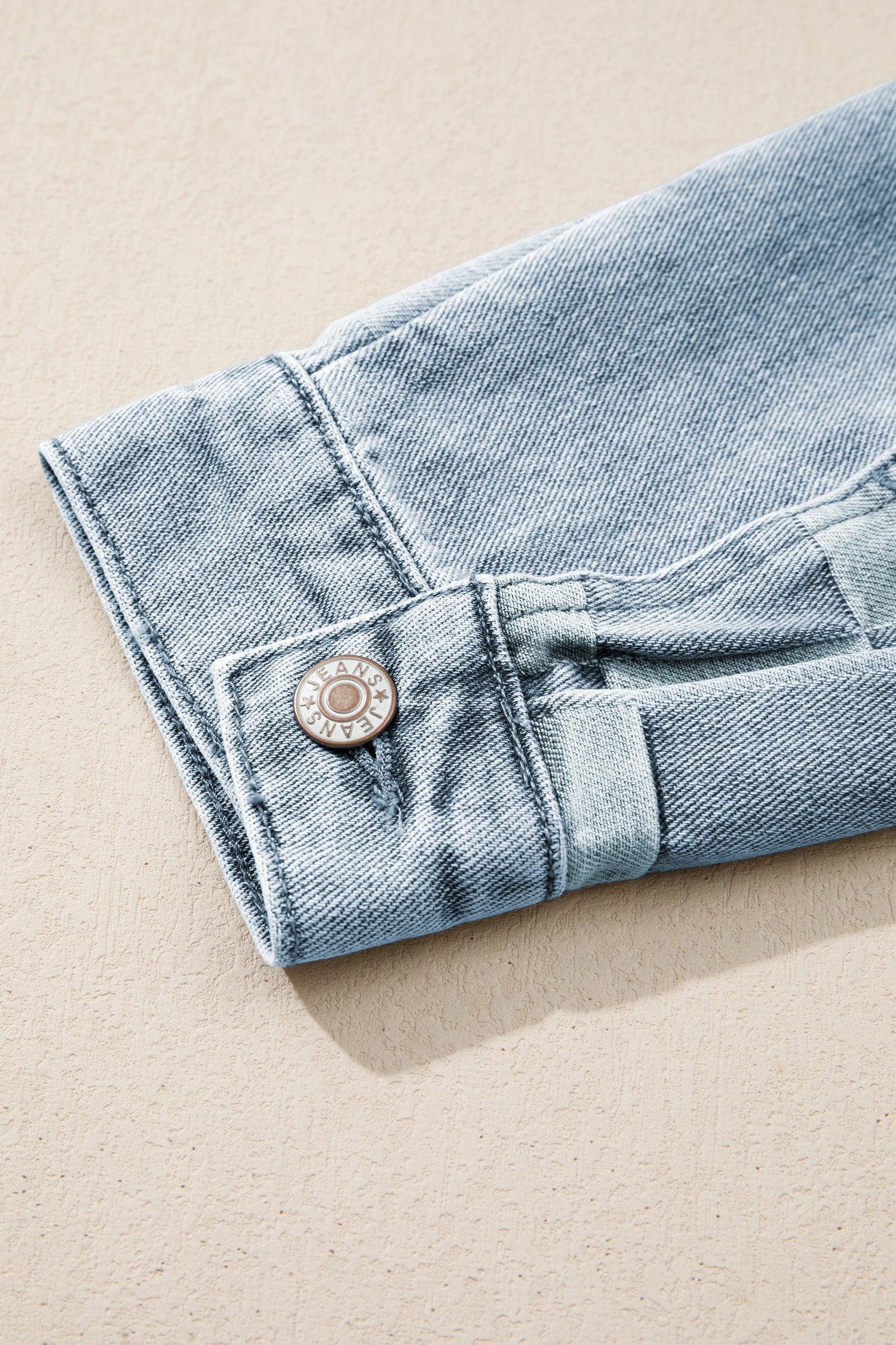 Beau Blue Denim Checkered Pattern Patchwork Womens Casual Jacket-Outerwear/Denim jackets-[Adult]-[Female]-2022 Online Blue Zone Planet