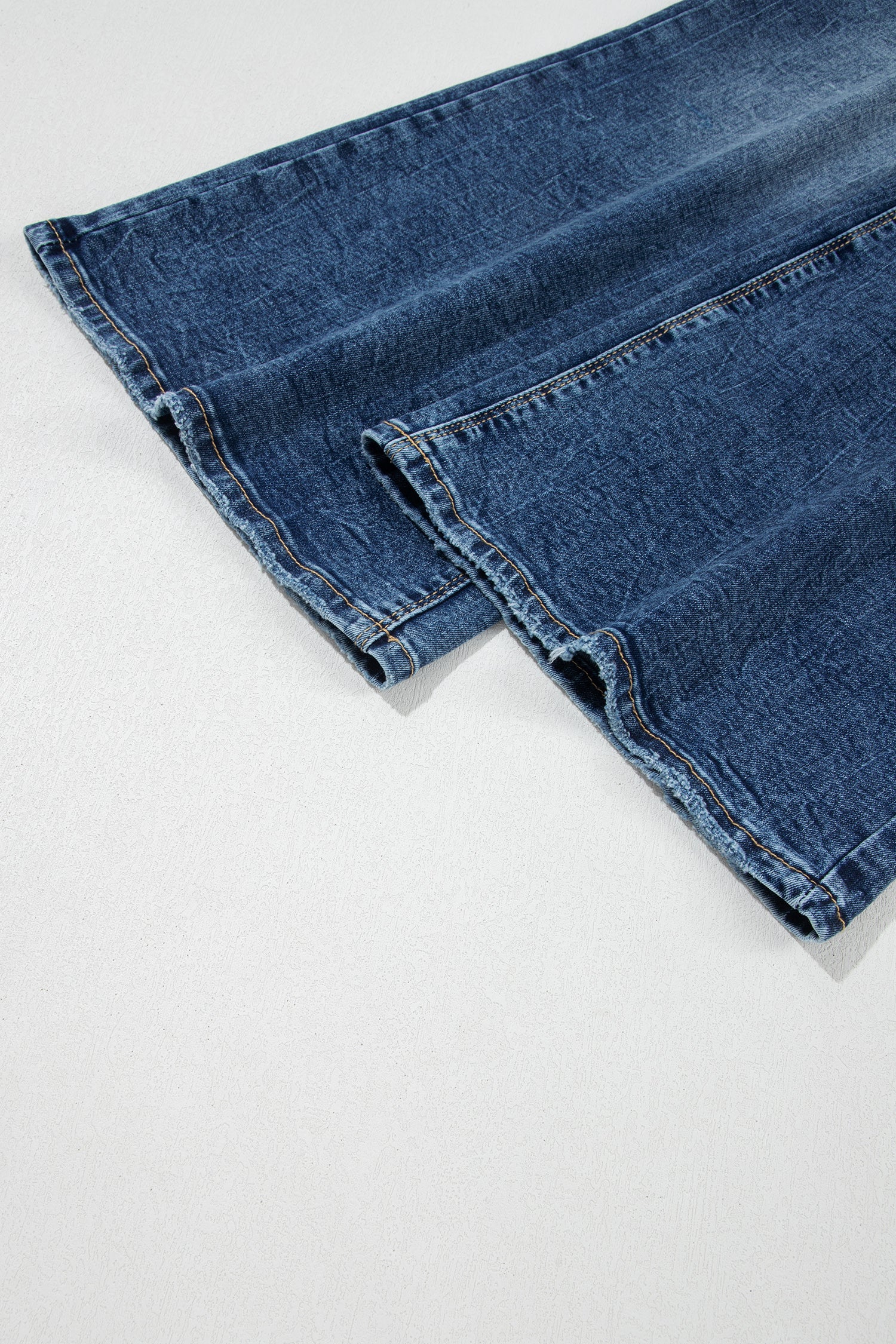 Sail Blue Acid Wash Pocket Detail Flare Jeans-Bottoms/Jeans-[Adult]-[Female]-2022 Online Blue Zone Planet