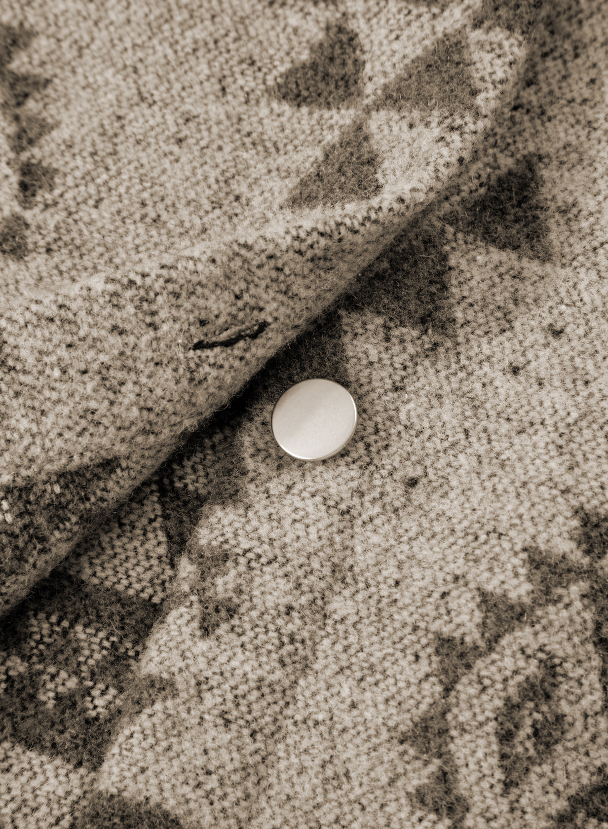 Gray Western Aztec Print Color Block Patchwork Drawstring Hooded Shacket-Tops / Dresses-[Adult]-[Female]-2022 Online Blue Zone Planet