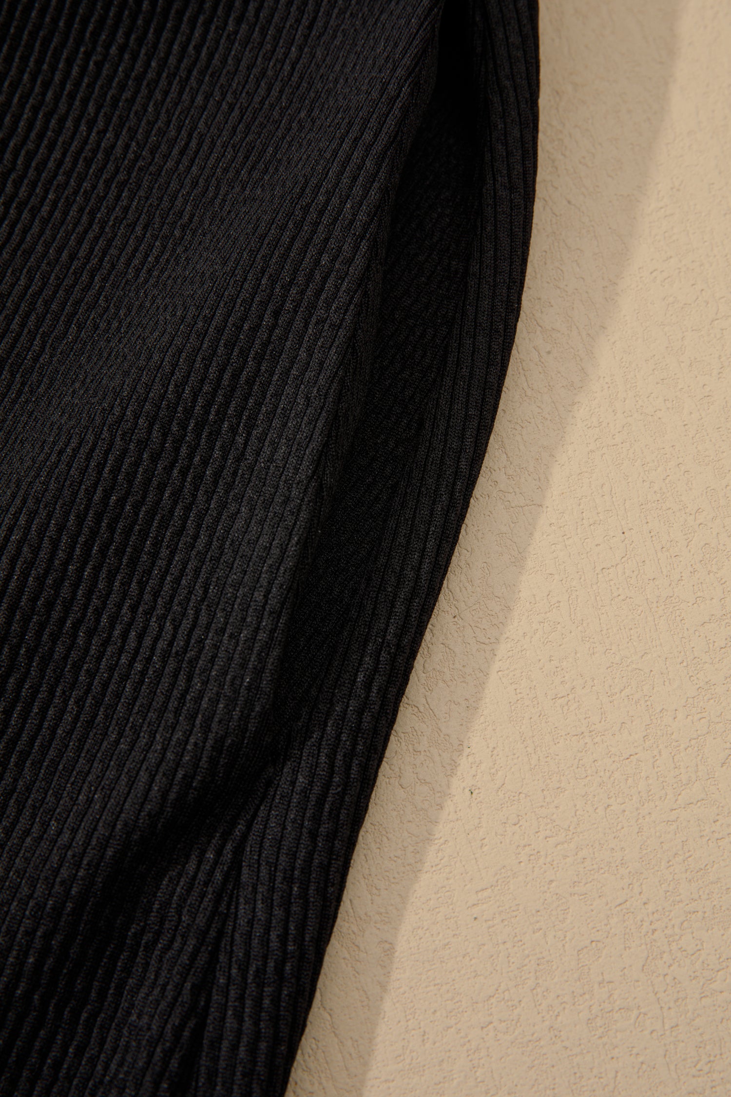 Black Contrast Color Block Leopard Trim Plus Size Ribbed Dress-TOPS / DRESSES-[Adult]-[Female]-2022 Online Blue Zone Planet