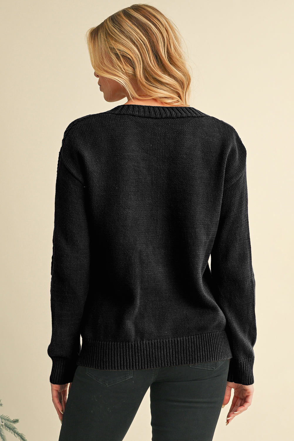 Green Hollow Knit Drop Shoulder Cardigan-Cardigans-[Adult]-[Female]-2022 Online Blue Zone Planet