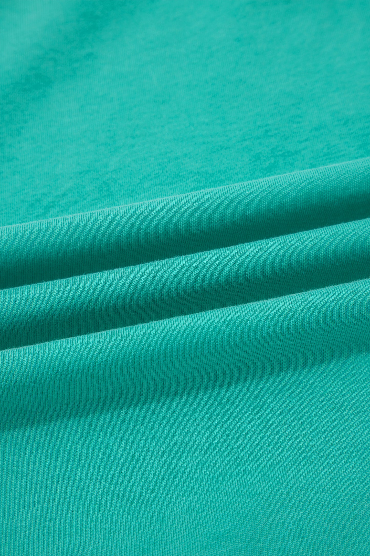 Sea Green Mineral Wash Drawstring Elastic Waist Raw Hem Loose Pants-Bottoms/Pants & Culotte-[Adult]-[Female]-2022 Online Blue Zone Planet
