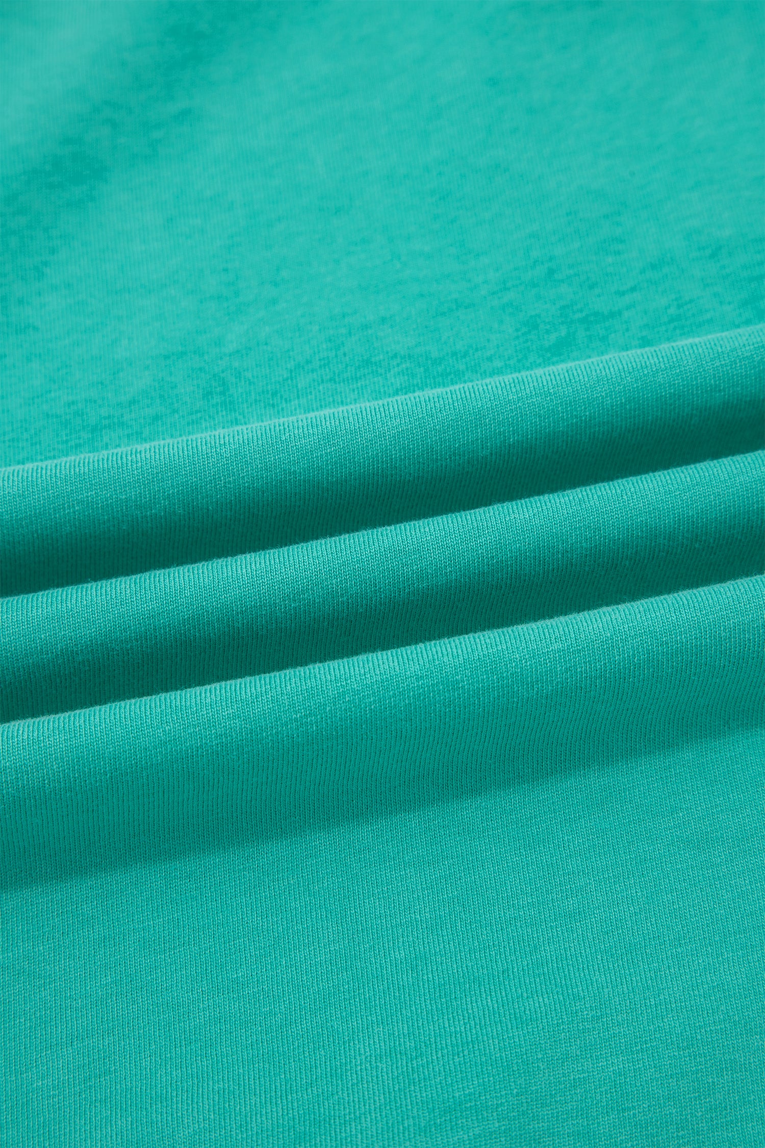 Sea Green Mineral Wash Drawstring Elastic Waist Raw Hem Loose Pants-Bottoms/Pants & Culotte-[Adult]-[Female]-2022 Online Blue Zone Planet