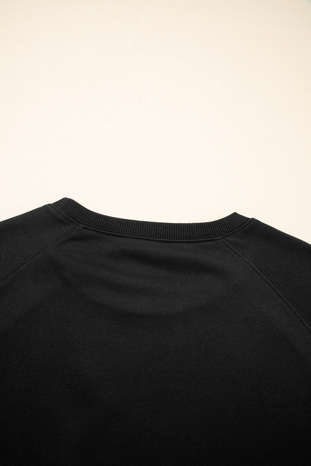 Black Varsity Spirit Striped 89 Graphic Casual Sweatshirt-Tops/Sweatshirts & Hoodies-[Adult]-[Female]-2022 Online Blue Zone Planet